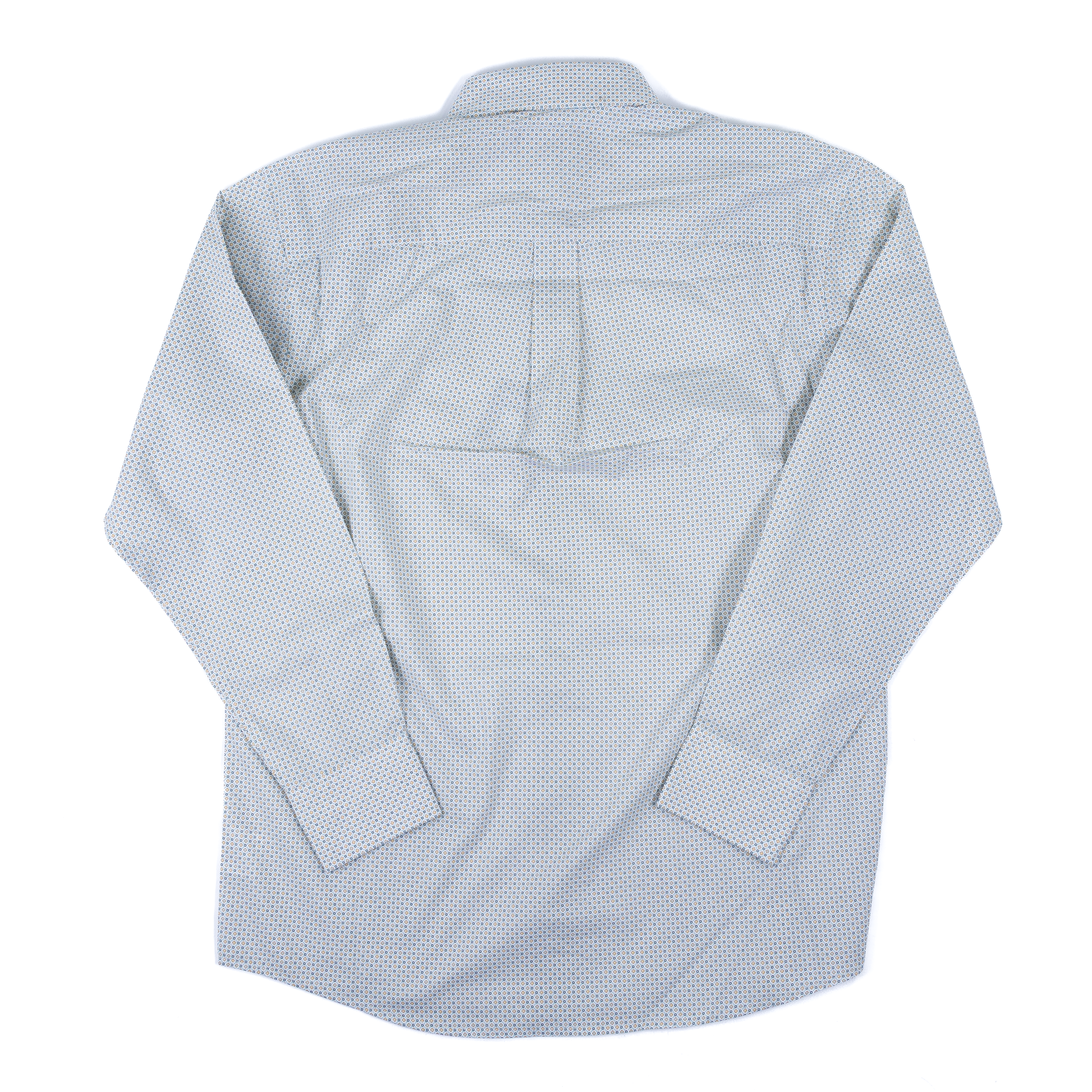 Men's Wrangler Relaxed Fit White Printed Button Up Shirt 112374625