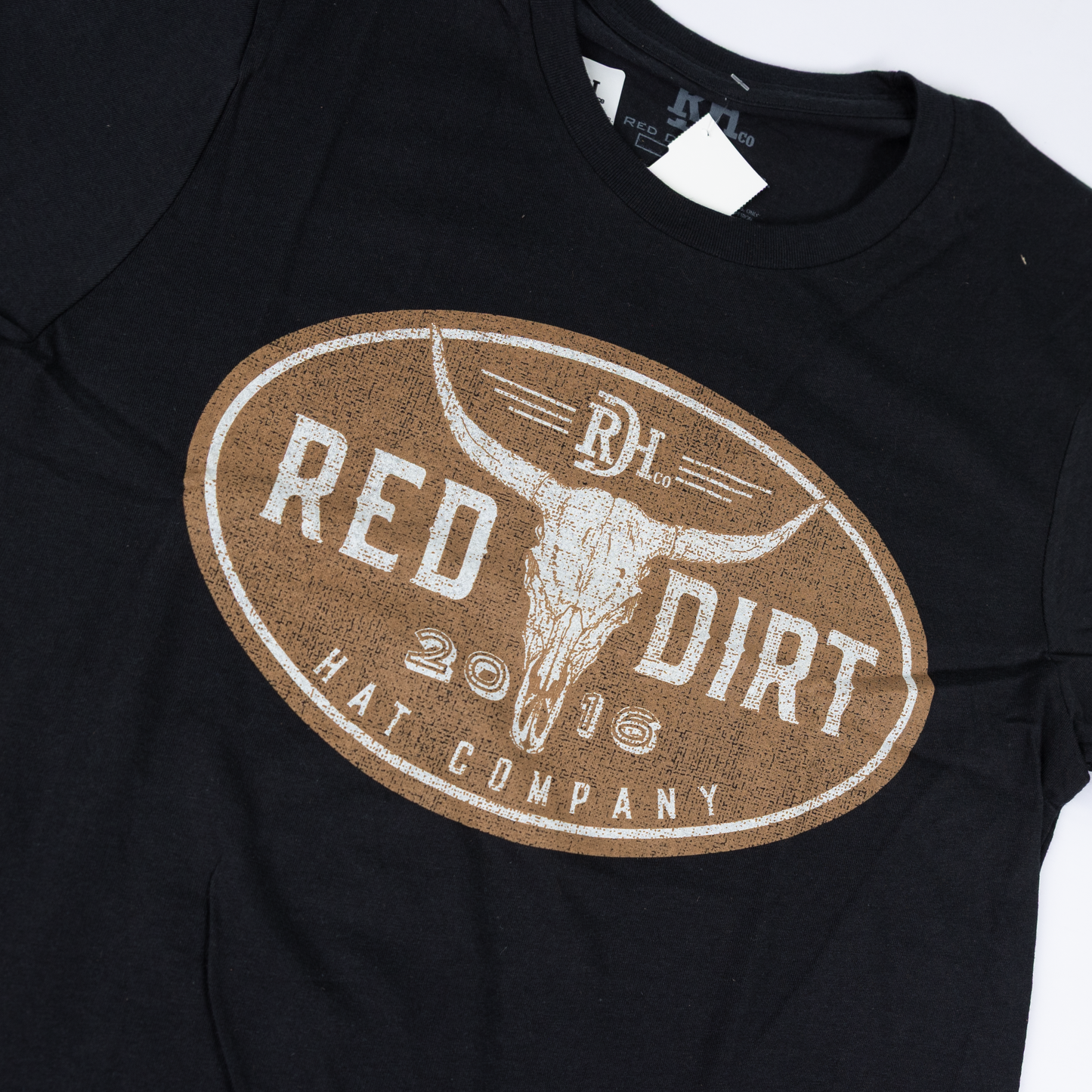 Men's Red Dirt Hat Co Black Steer Clear T-shirt