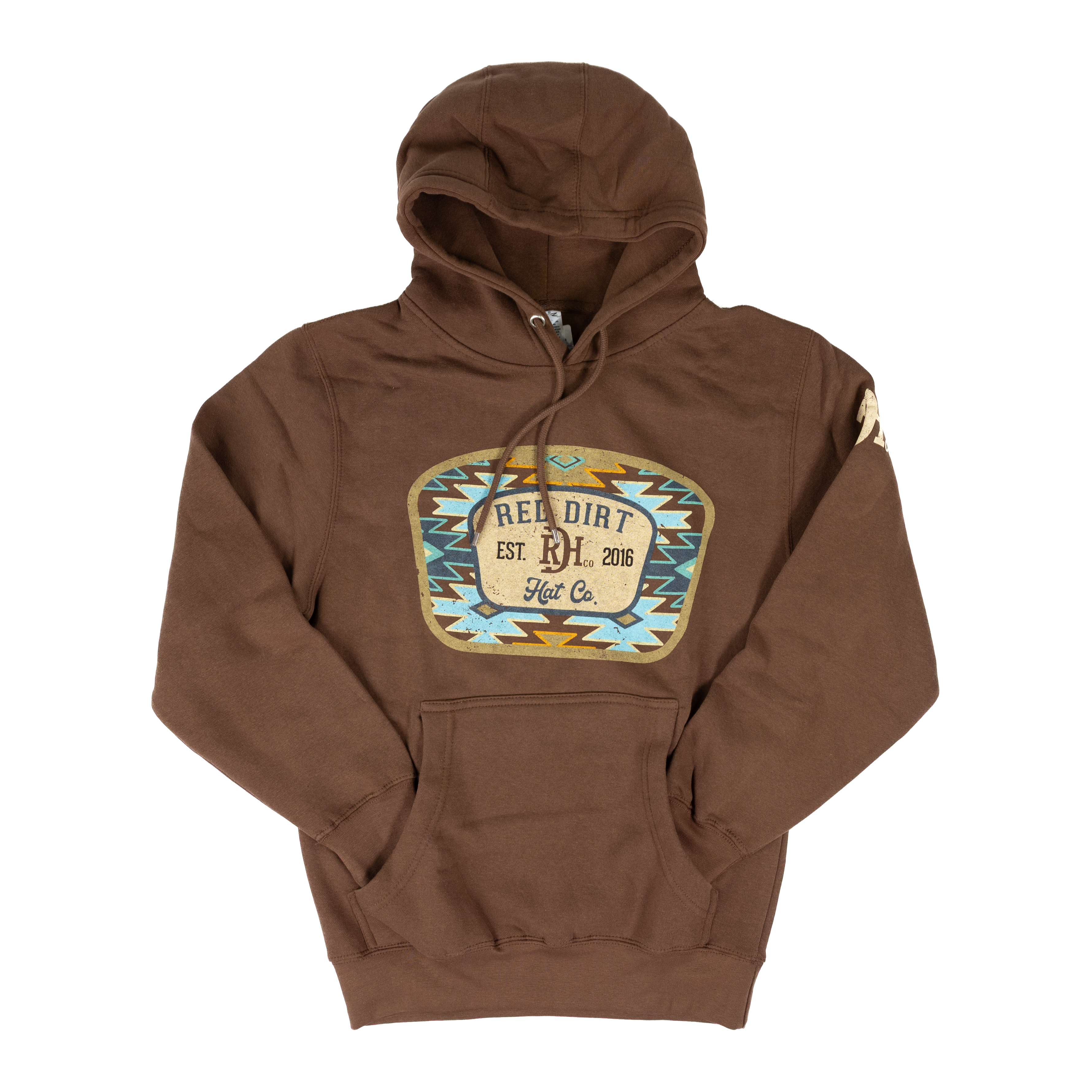 Men's Red Dirt Hat Co Brown Jango Hoodie