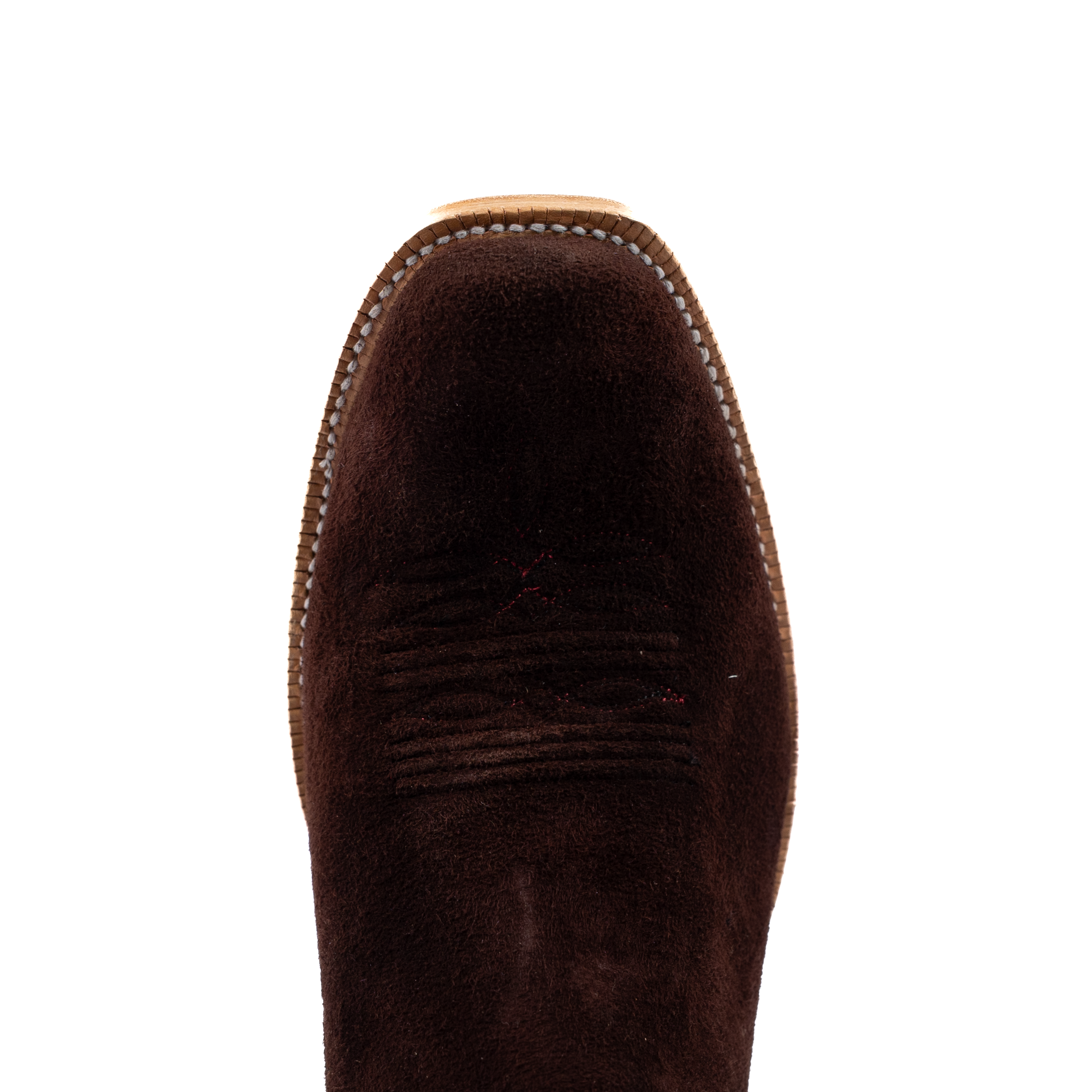 Men's R. Watson Chocolate Roughout Deer Vamp 13in Volcanic Red Top