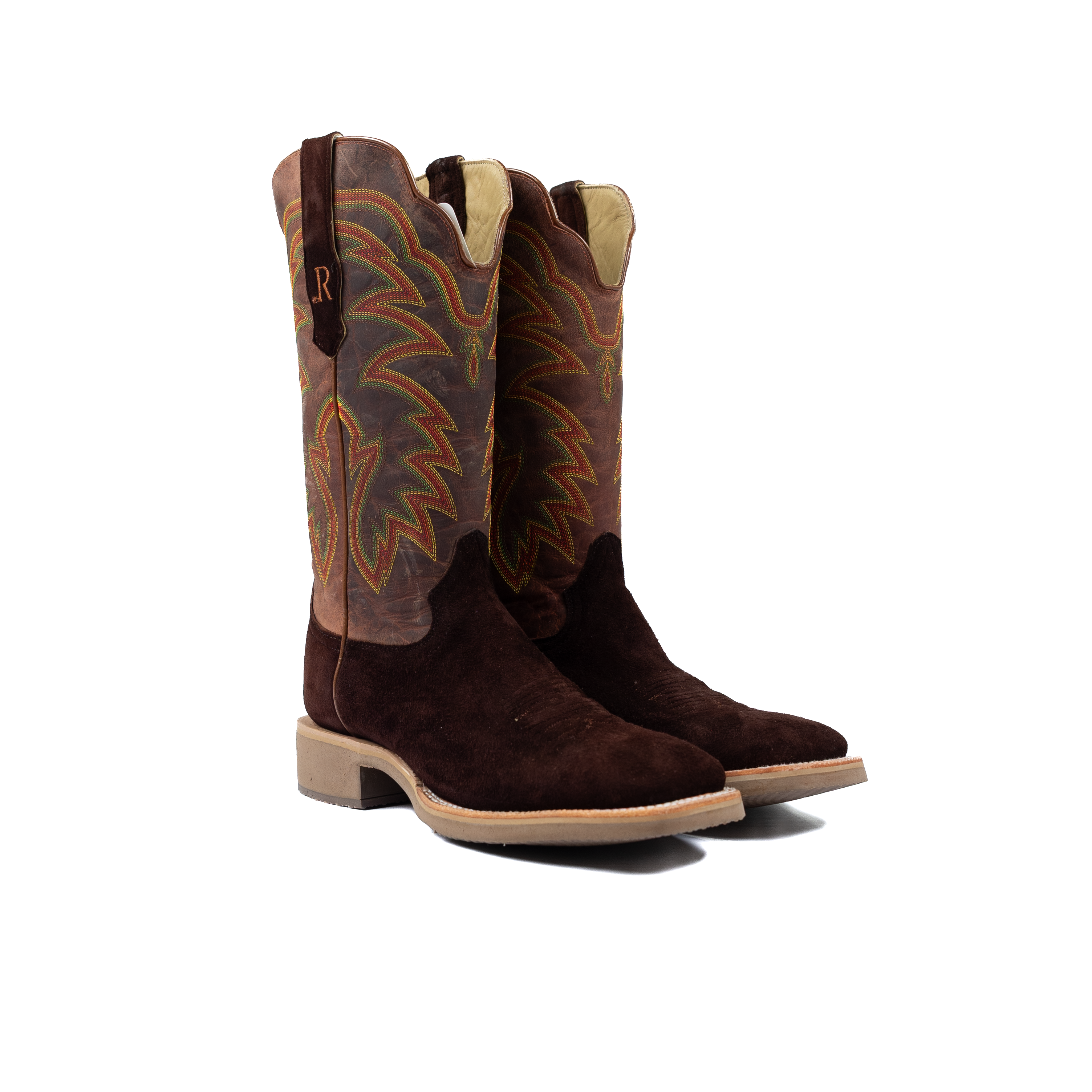 Men's R. Watson Chocolate Roughout Deer/Tan Boot