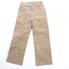 Women's Tan Corduroy Wide Leg Cropped Pants 60879