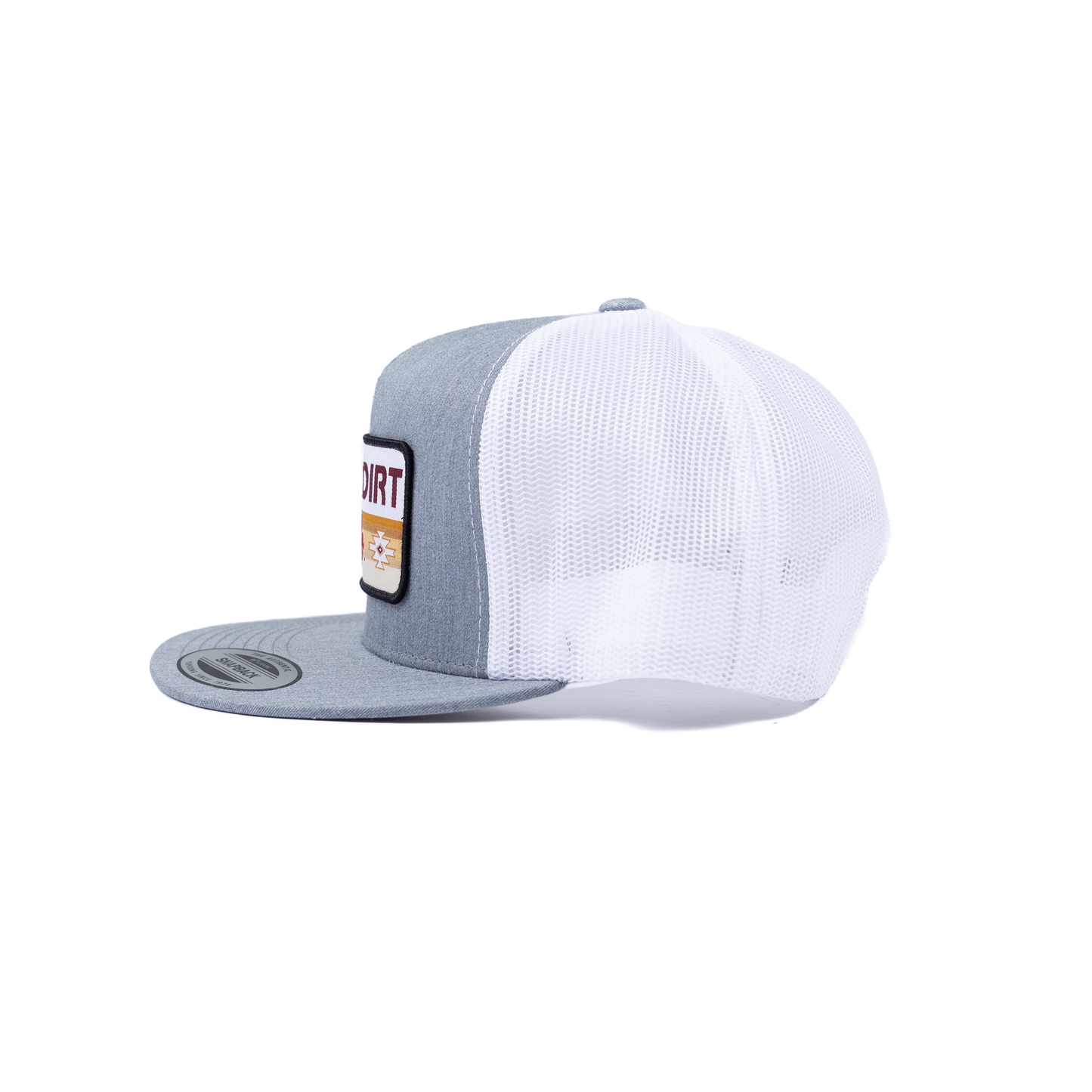 Men's Red Dirt Hat Co Grey Trailblazer Snapback RDHC-578
