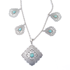 Women's Isac 30" Cable Chain Necklace Concho Style 732894