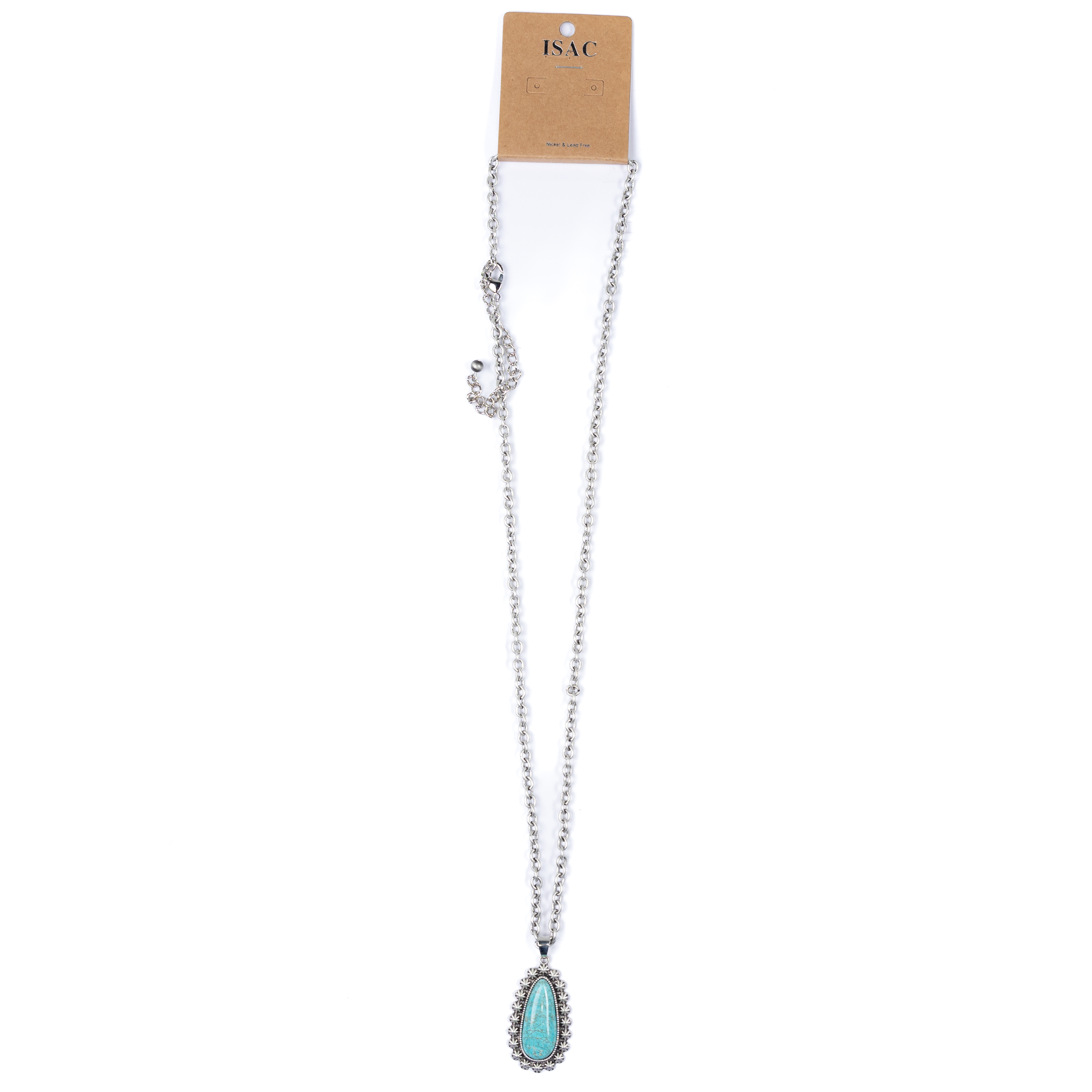 Women's Isac Turquoise Pendant Necklace 733303
