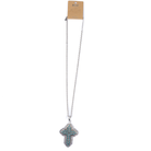 Women's Isac Turquoise Cross Pendant Necklace 733849