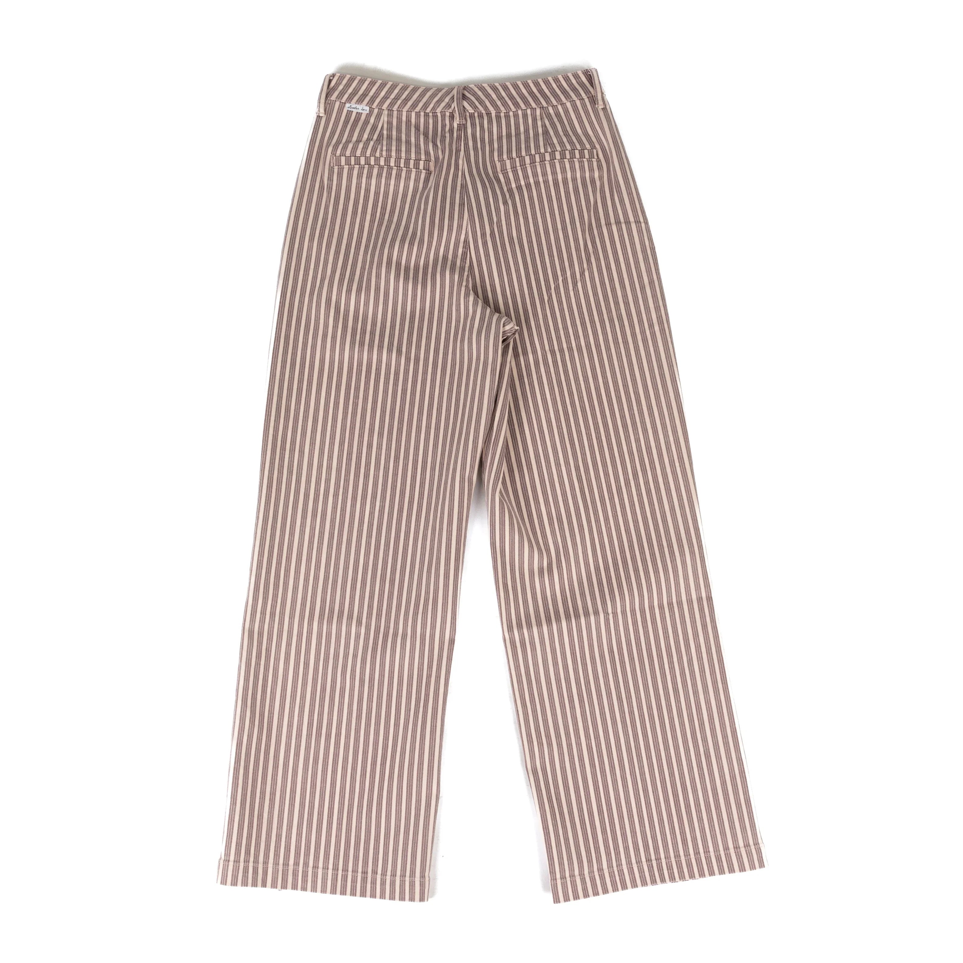 Another Love Women's Pink Bristol Striped Pants
