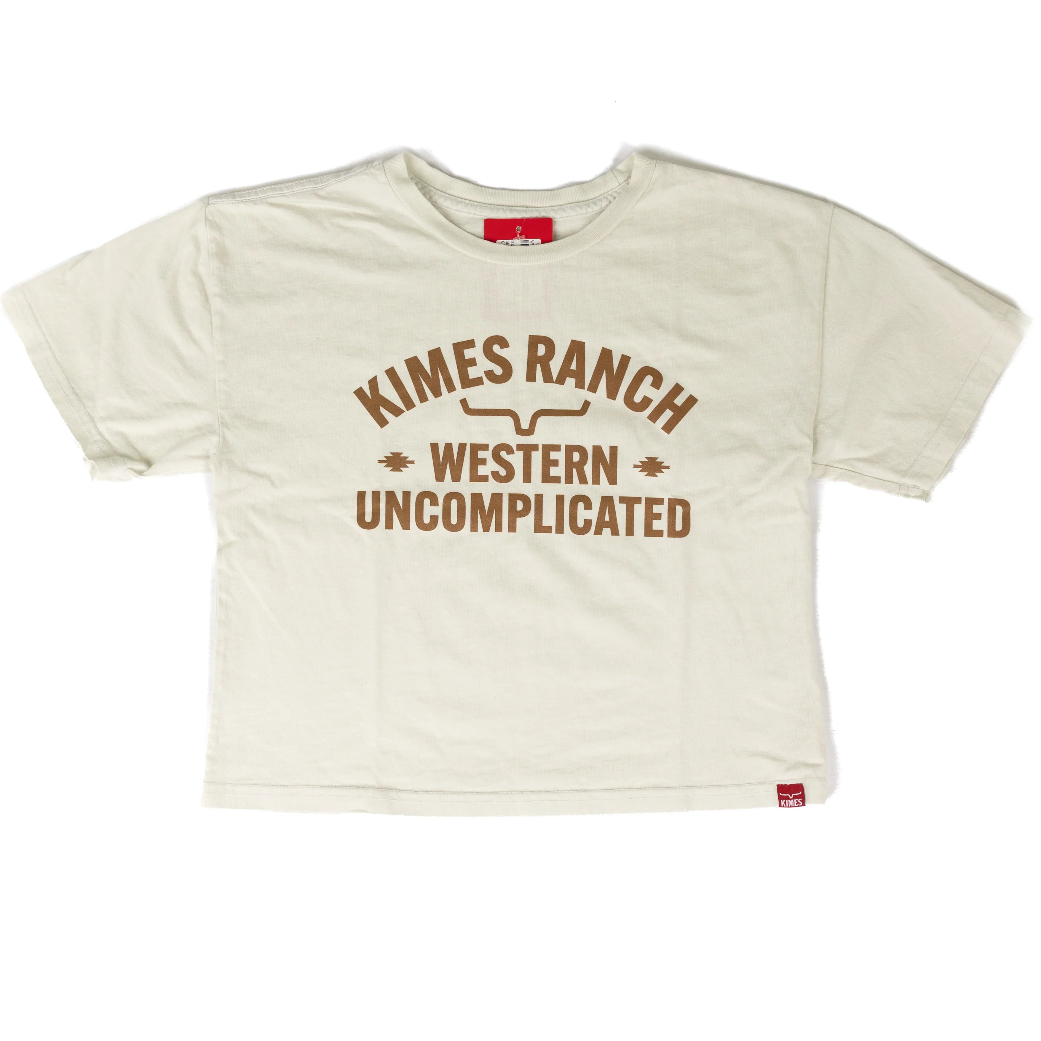 Kimes Ranch Women's Natural Short Sleeve Cropped Cavell T-shirt