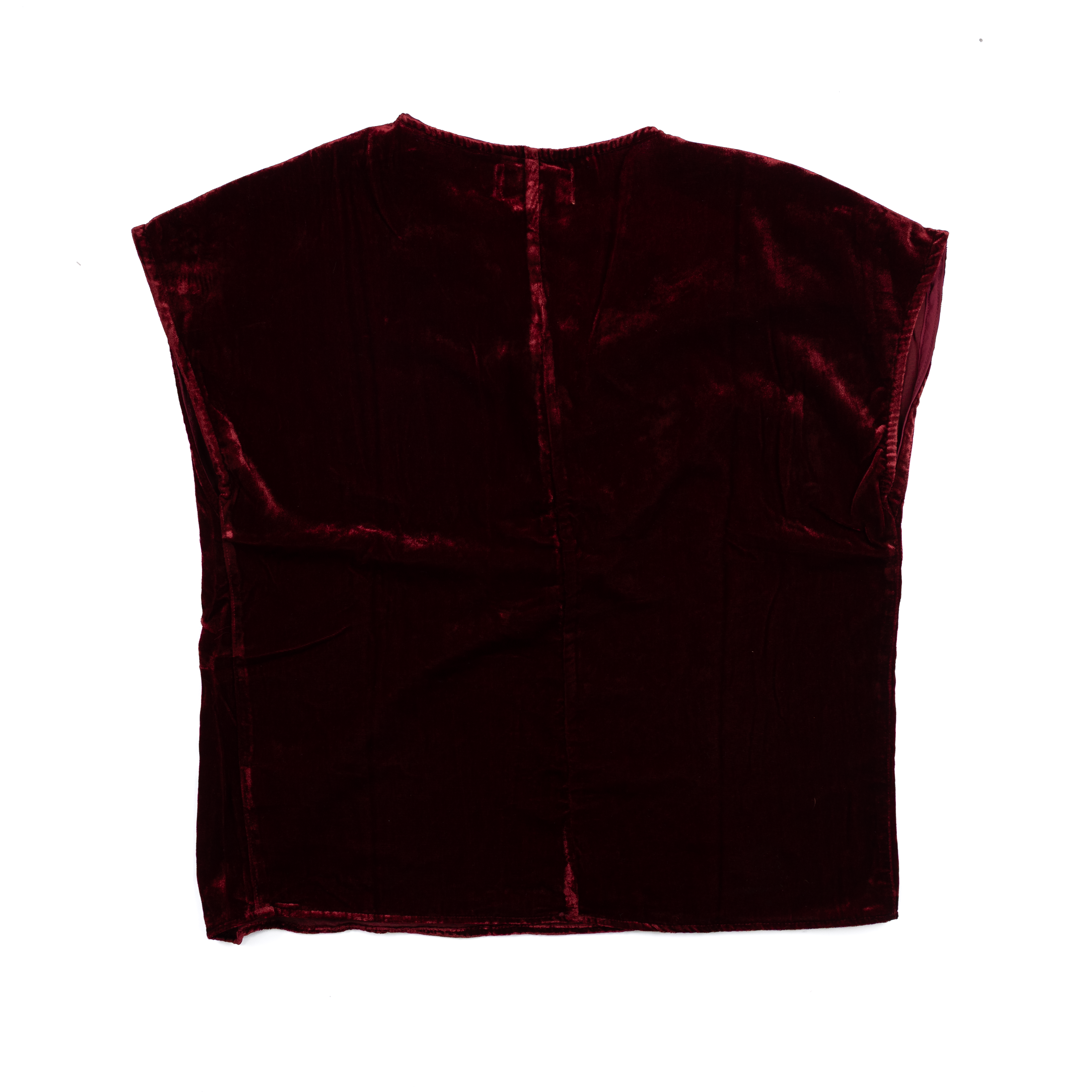 Women's Dear John Velvet Red Kristen V-neck Blouse DSH1264Z1BJA