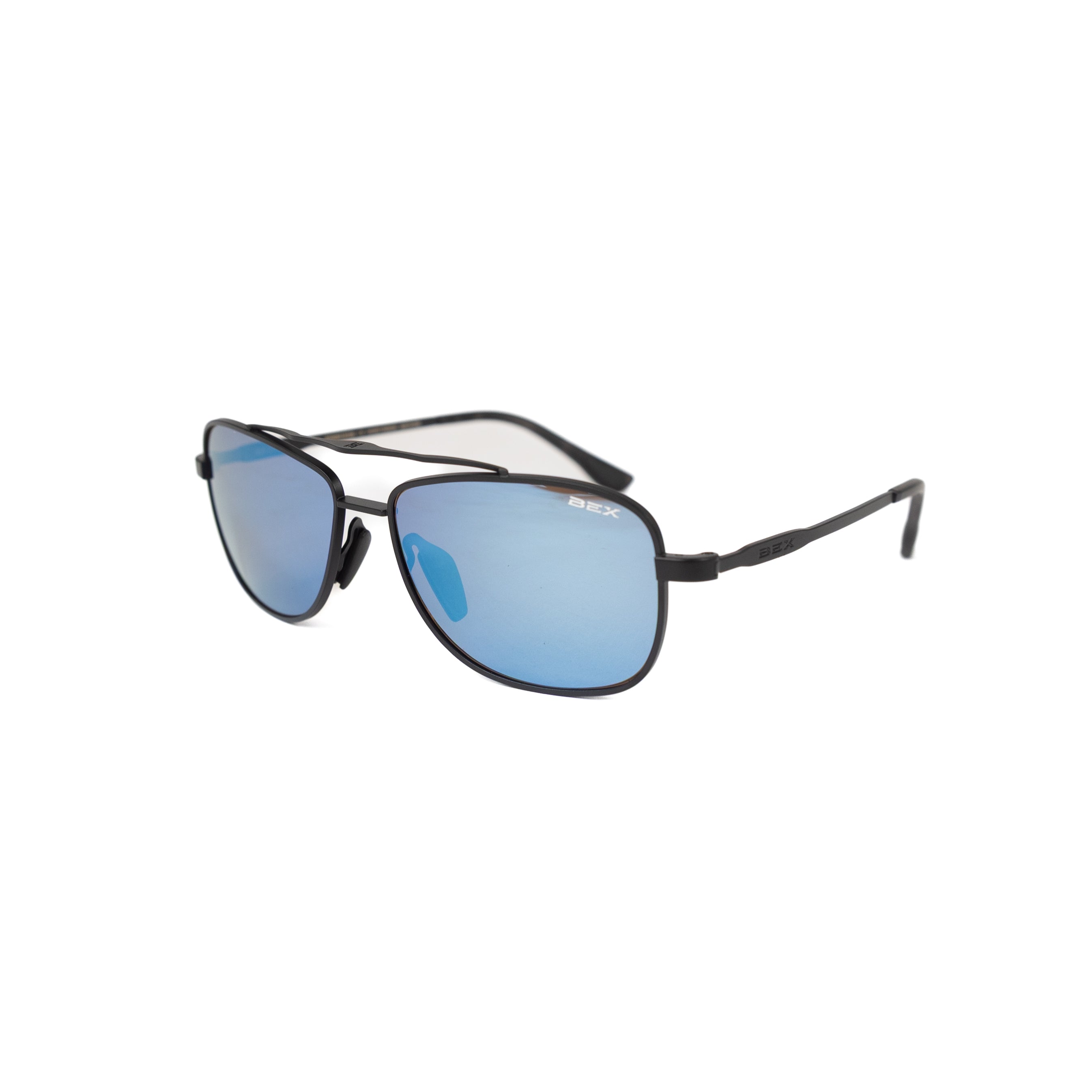 Bex Draeklyn OTG Black and Sienna Blue Sunglasses S167BSB