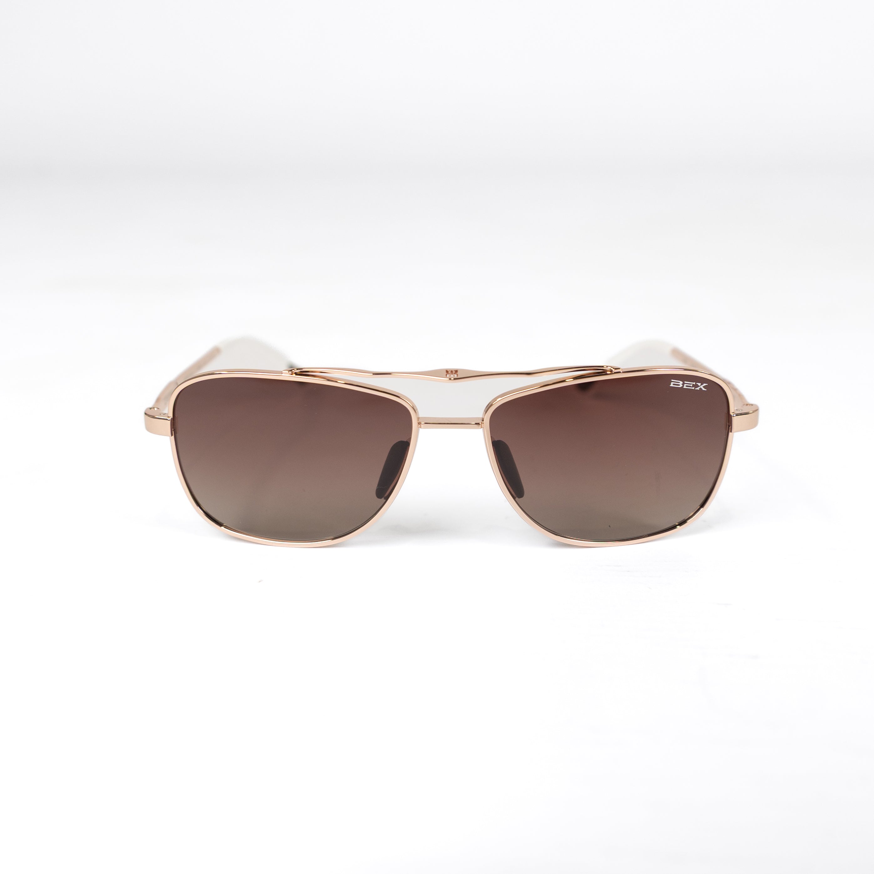 Bex Rose Gold and Brown Draeklyn OTG Sunglasses S167RB