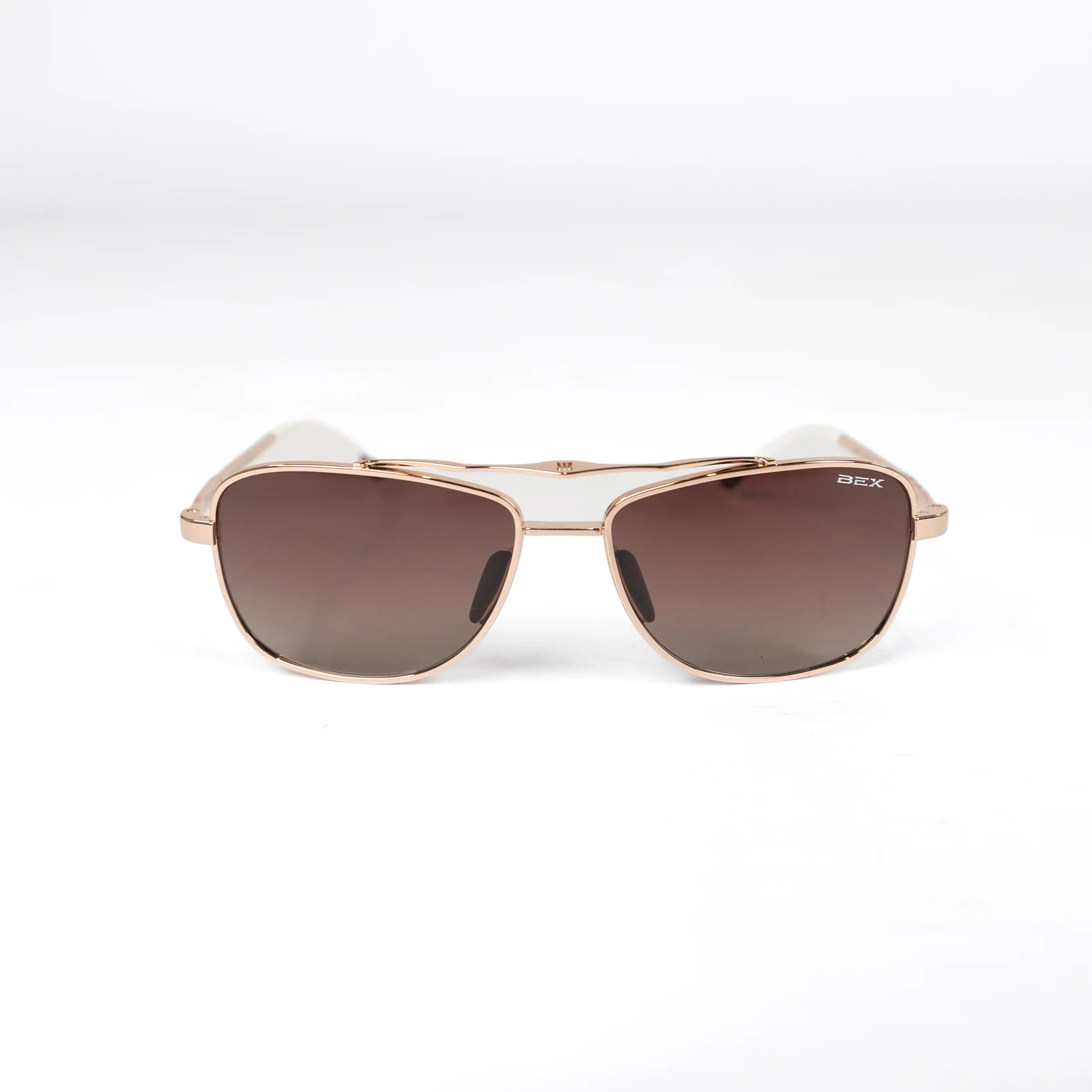 Bex Rose Gold and Brown Draeklyn OTG Sunglasses S167RB