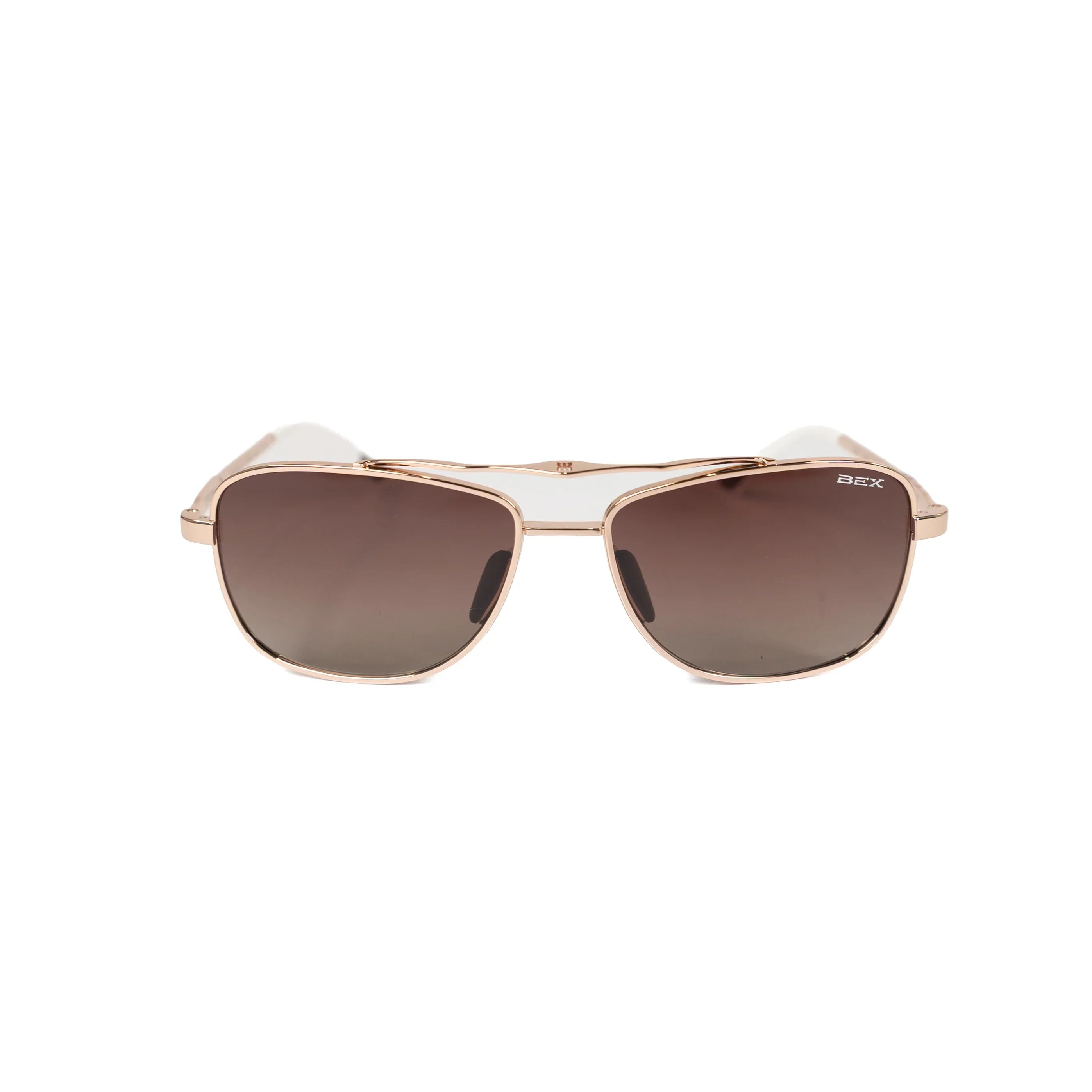 Bex Rose Gold and Brown Draeklyn OTG Sunglasses S167RB