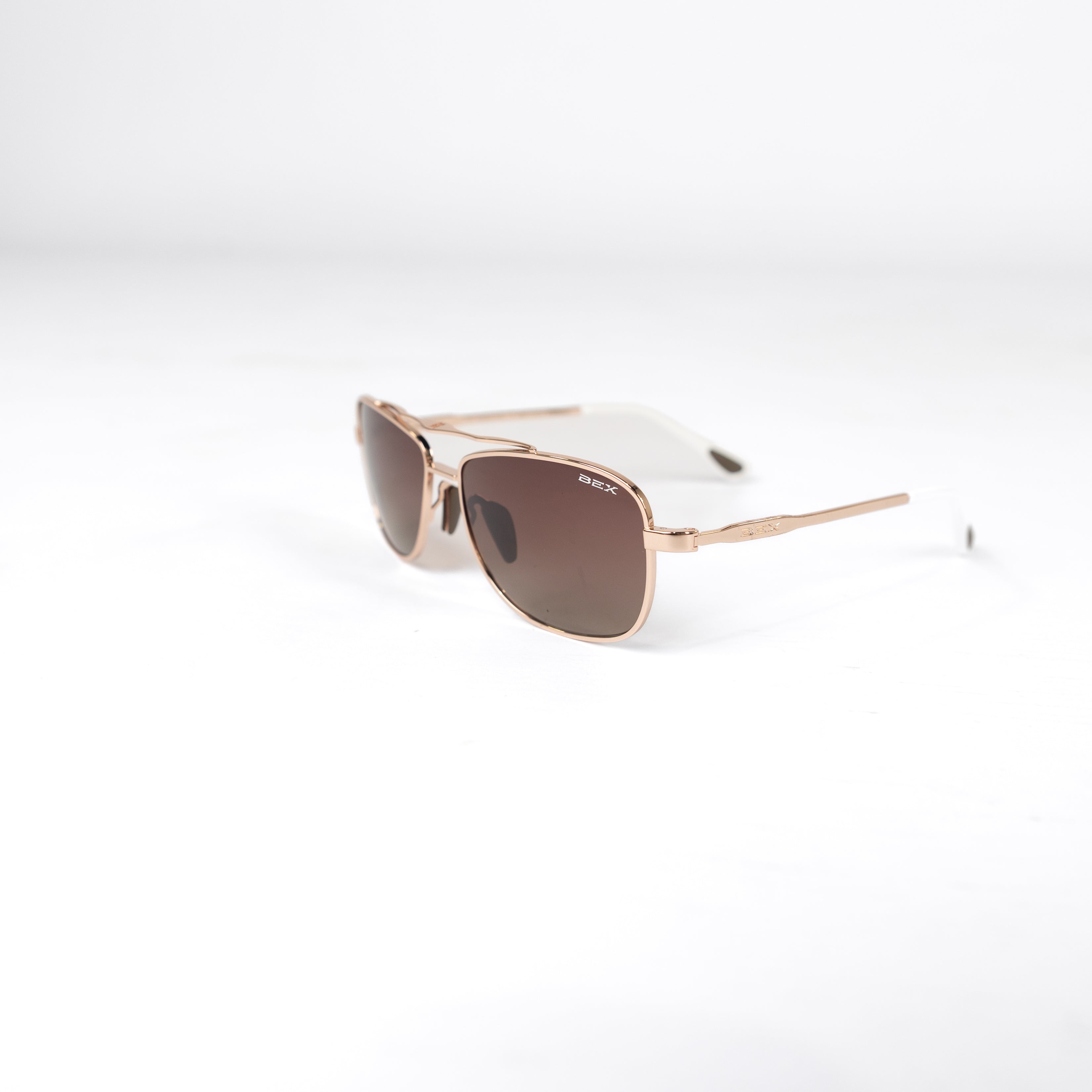 Bex Rose Gold and Brown Draeklyn OTG Sunglasses S167RB