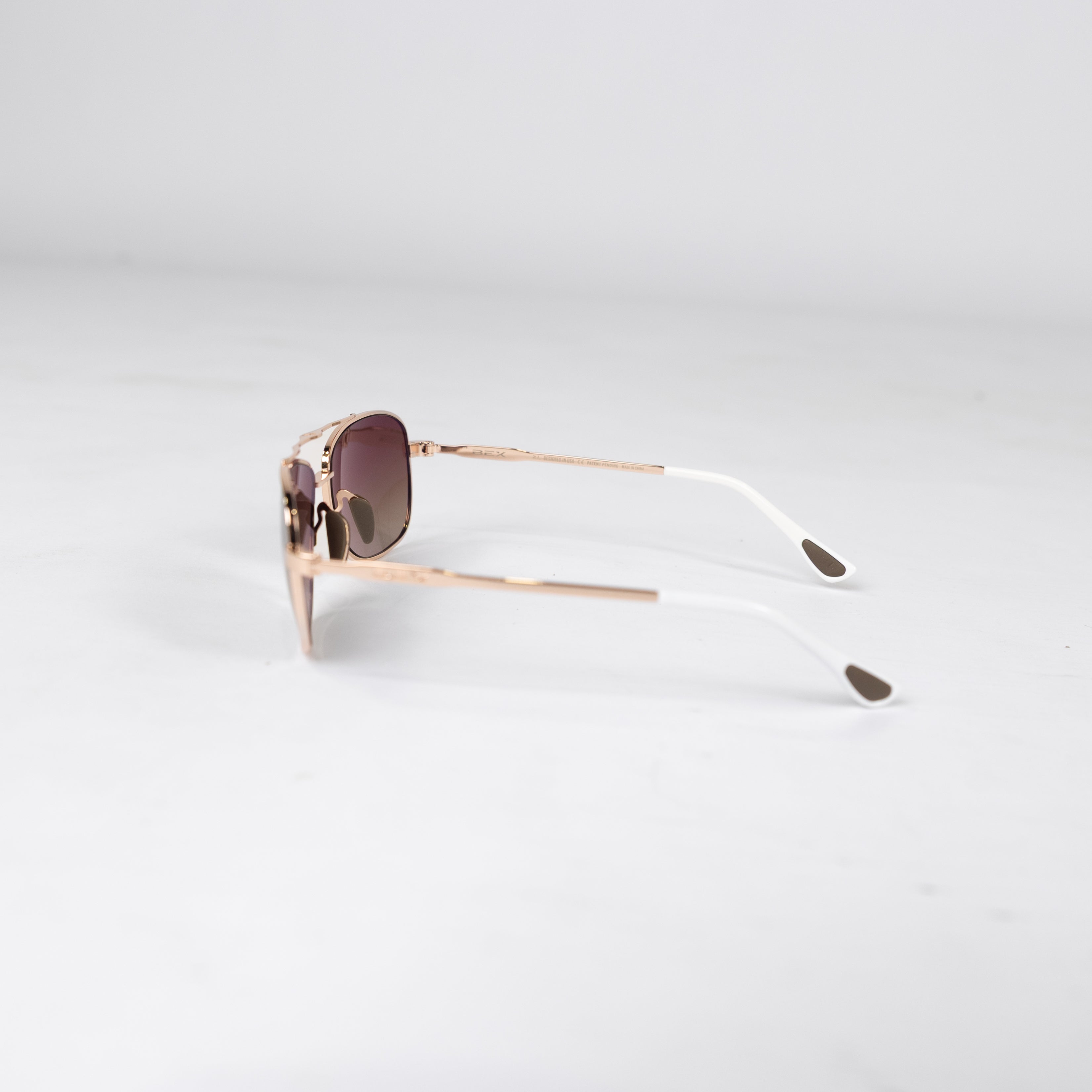 Bex Rose Gold and Brown Draeklyn OTG Sunglasses S167RB