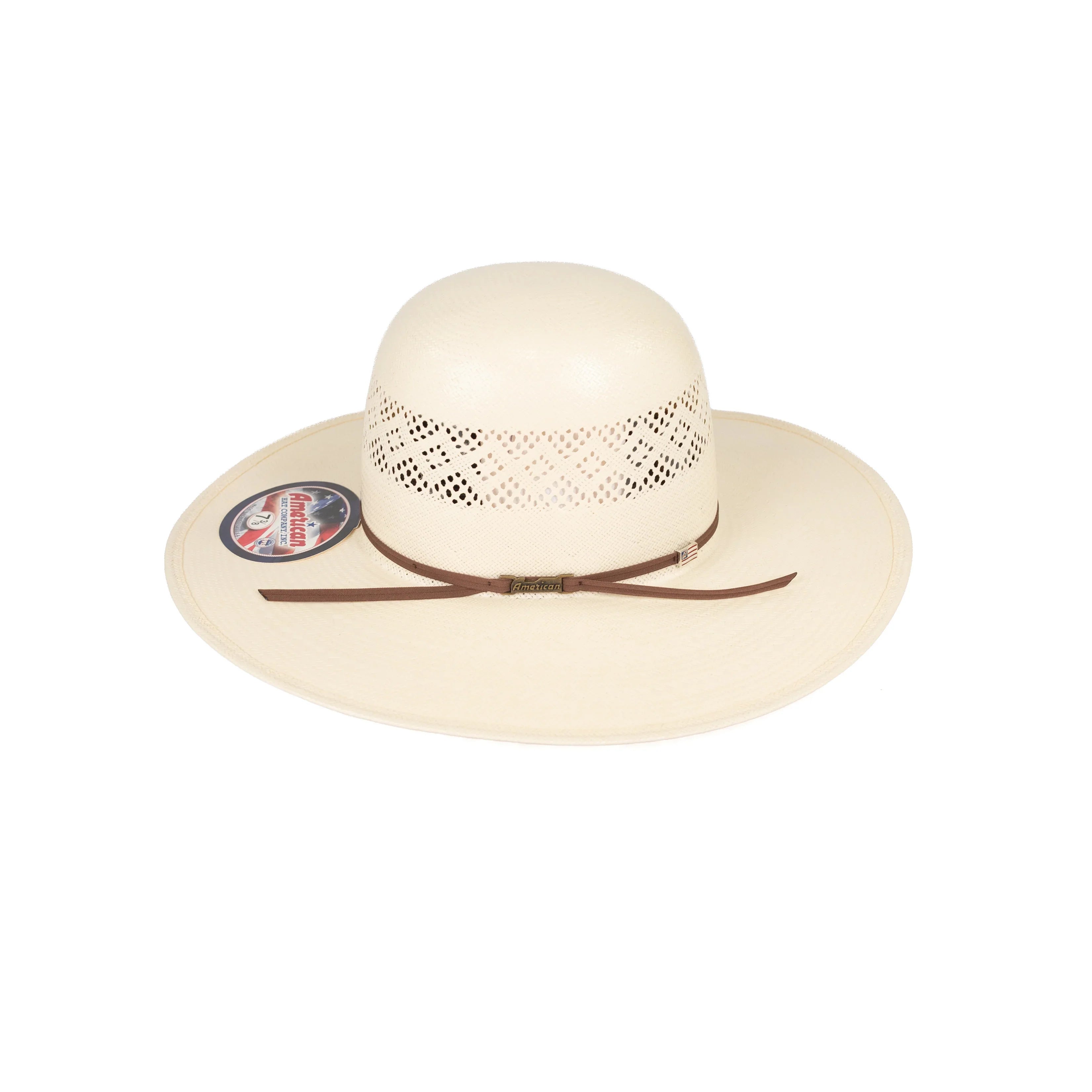 American Hat Company 8300 4.25" Straw Hat - Long Oval