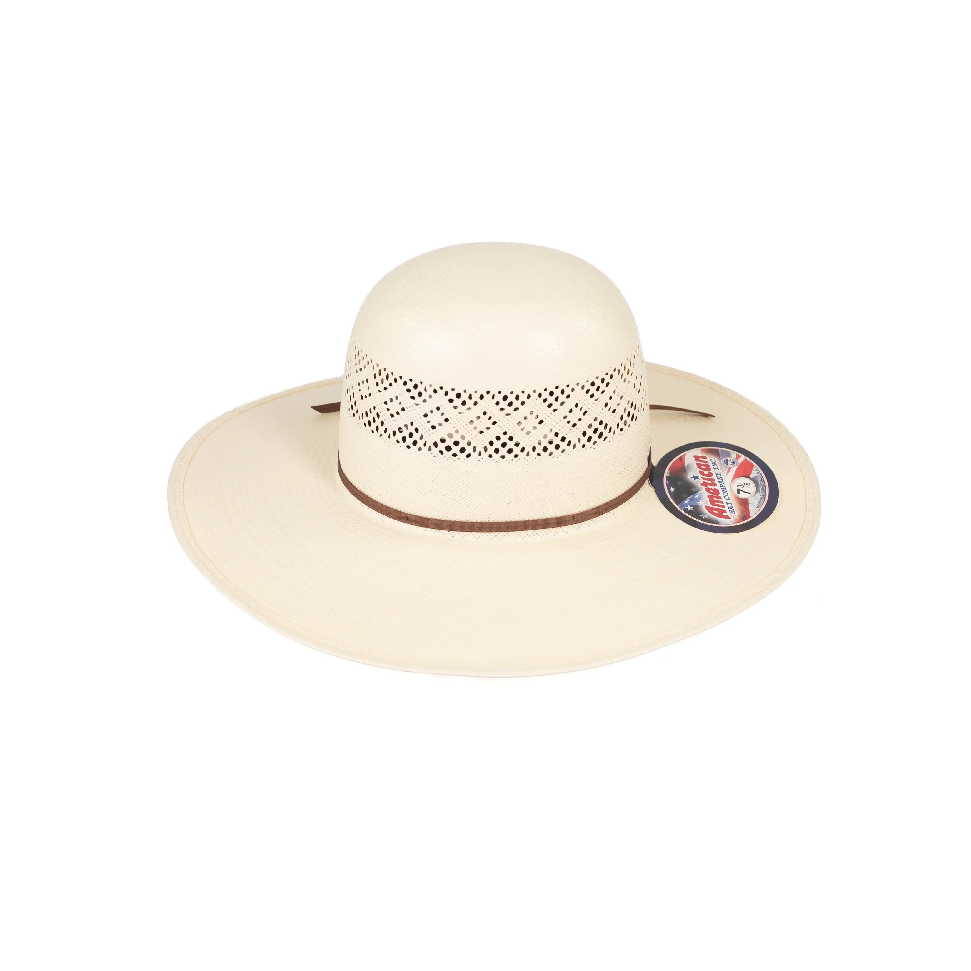 American Hat Company 8300 4.25" Straw Hat - Long Oval