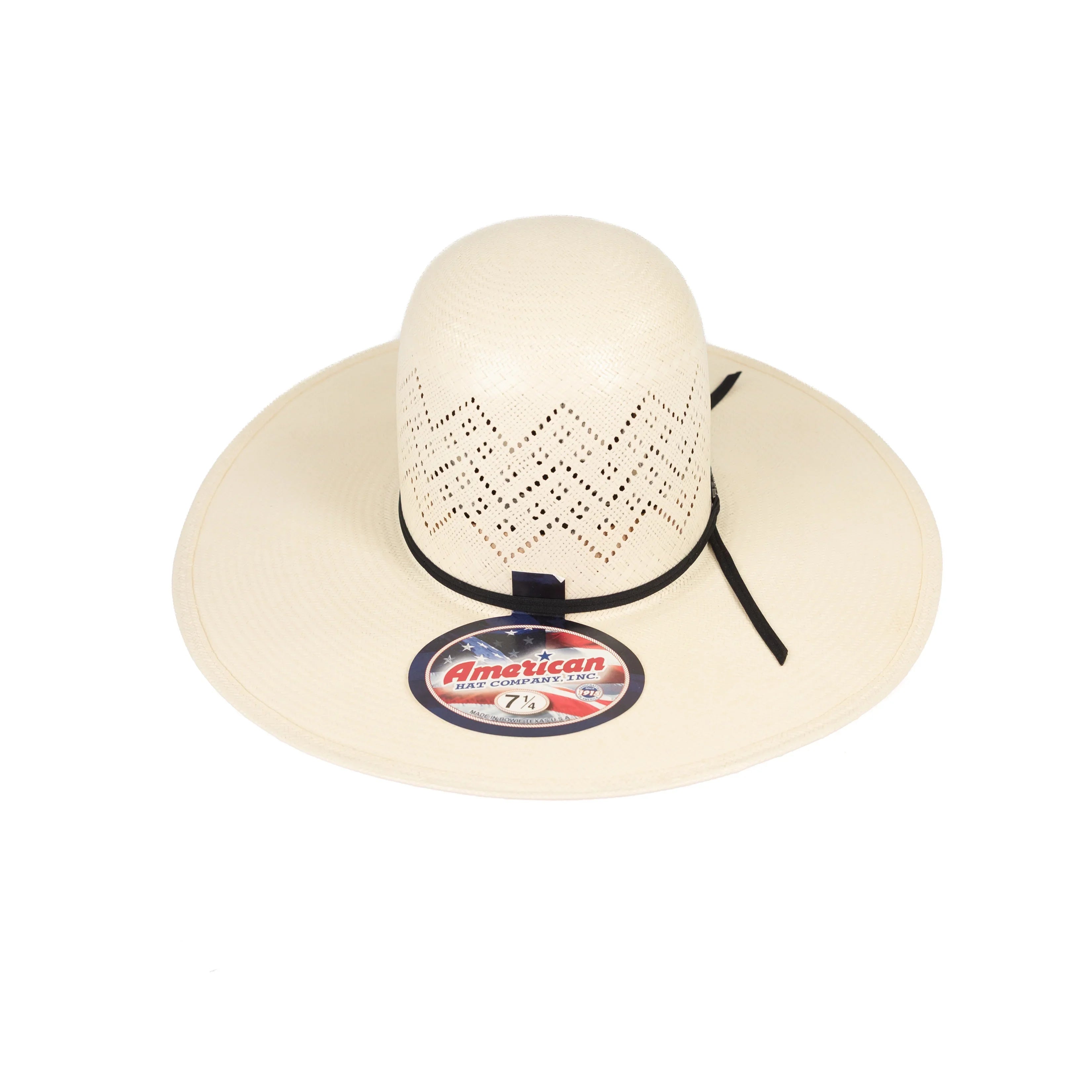 American Hat Company 8130 4.5" Straw Hat - Long Oval