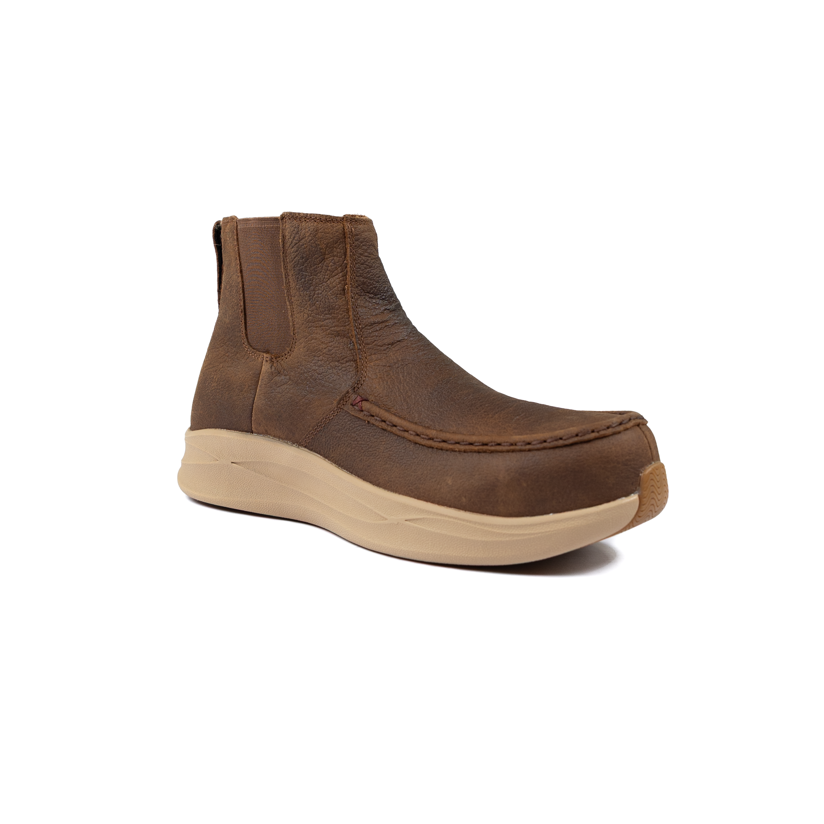 U-TAN☆ Men's Twisted X Brown Nano Toe Slip on Shoes MCAUN03 – Crazy House