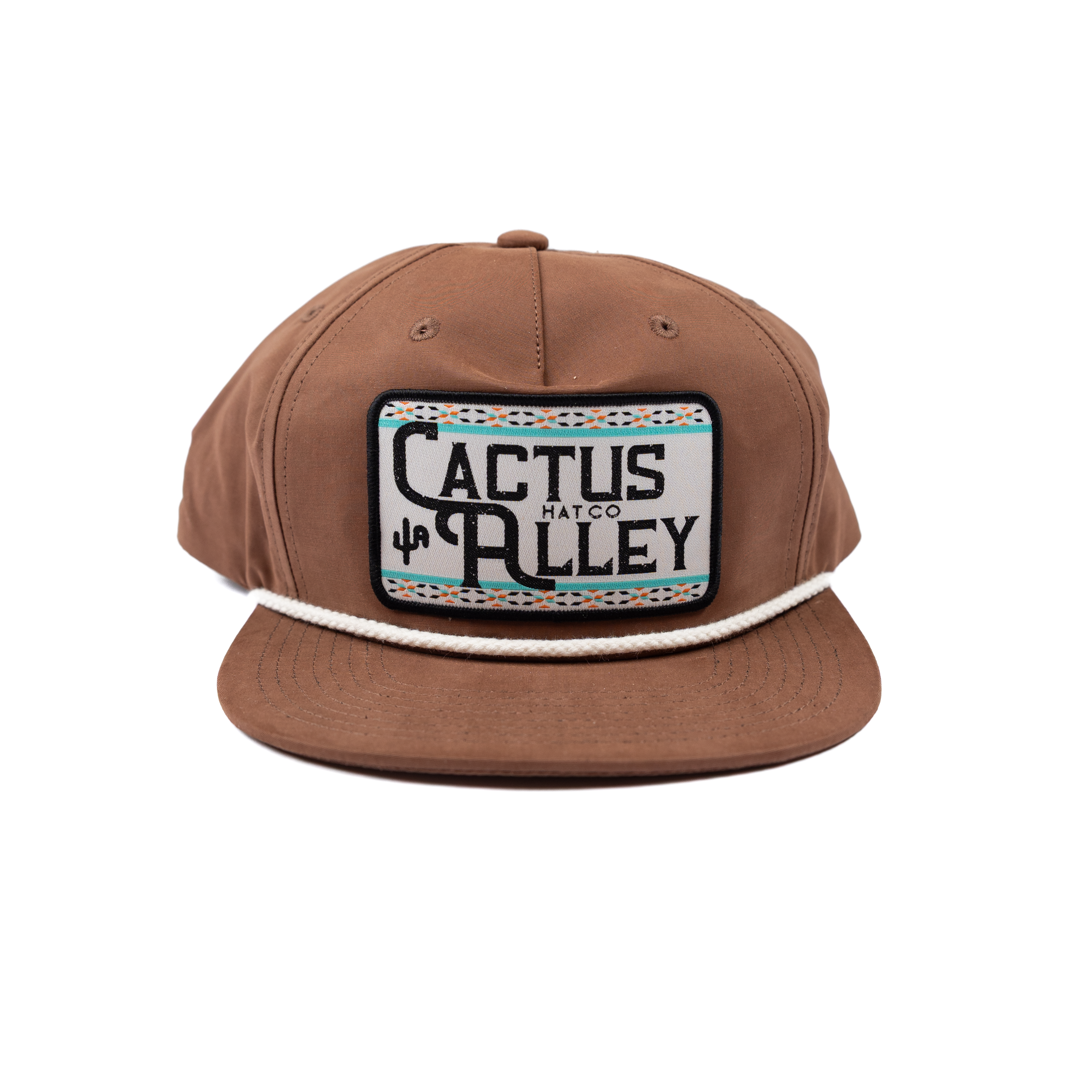 Men's Cactus Alley Brown Cap with Patch 256BRWN-P225-ROLLINCA