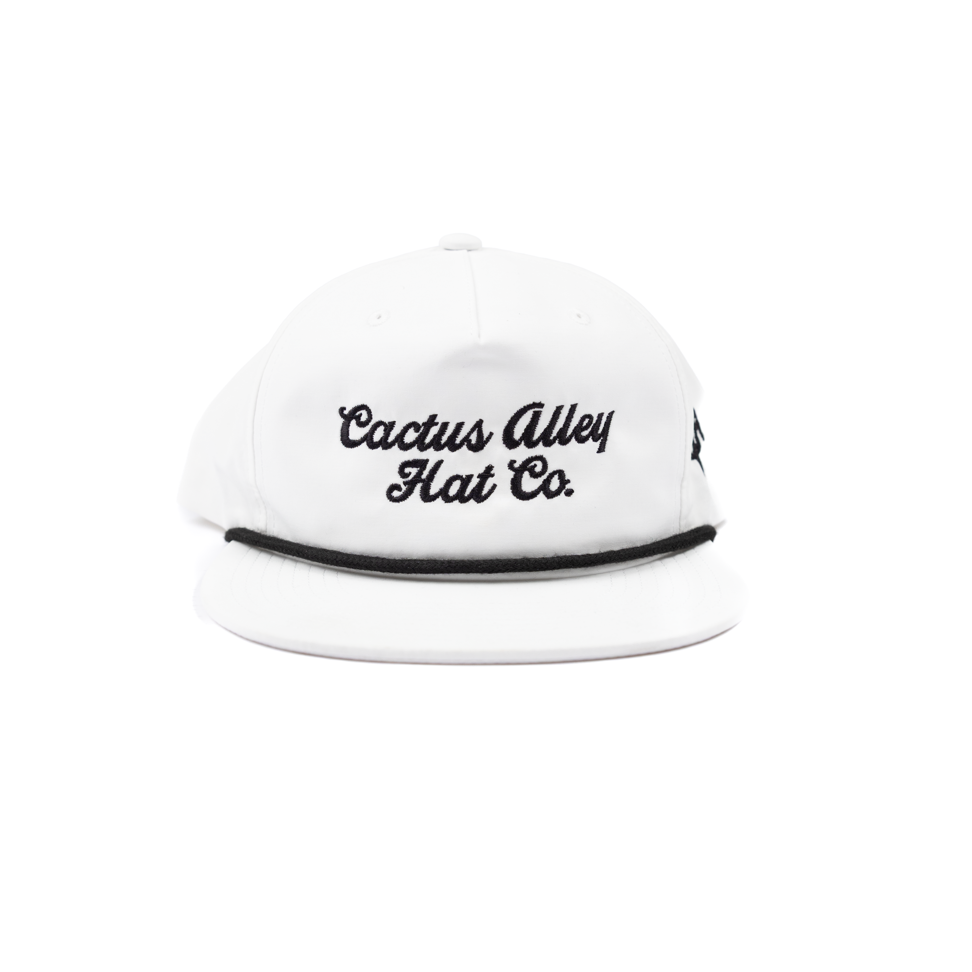 Men's Cactus Alley White and Black Original Snapback 256WHT-S129-THEOG