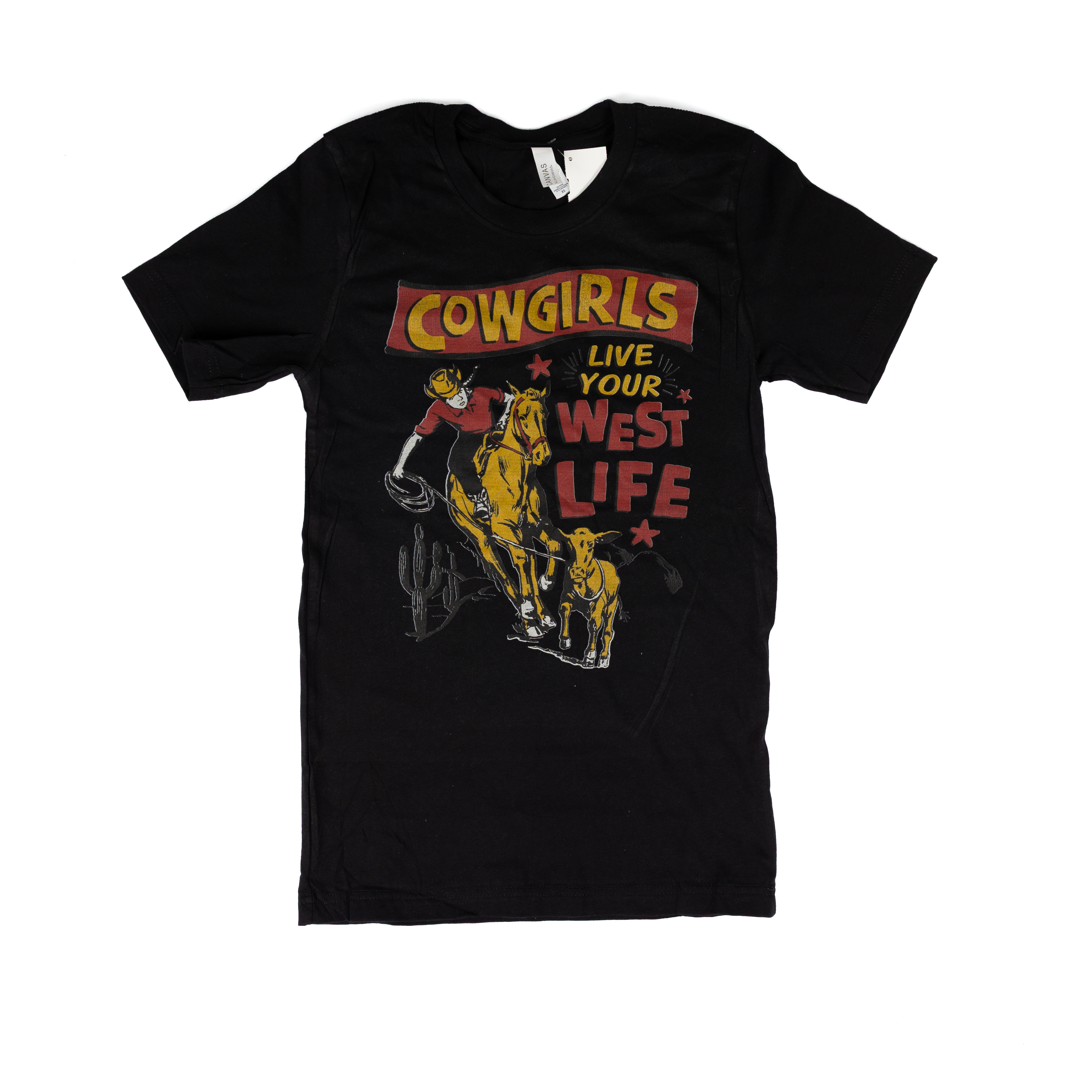 Women's Black Graphic T-shirt