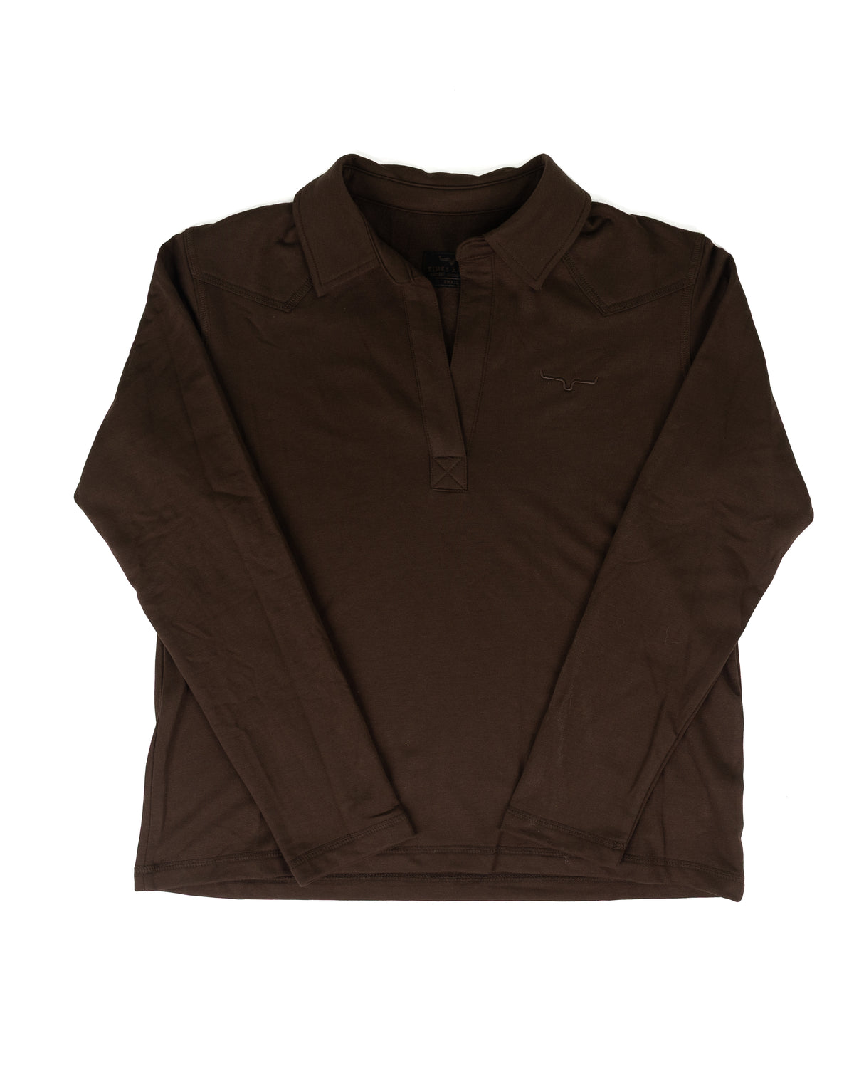 Kimes Ranch Women's Long Sleeve Espresso Rita Shirt WSW0000024-BN004