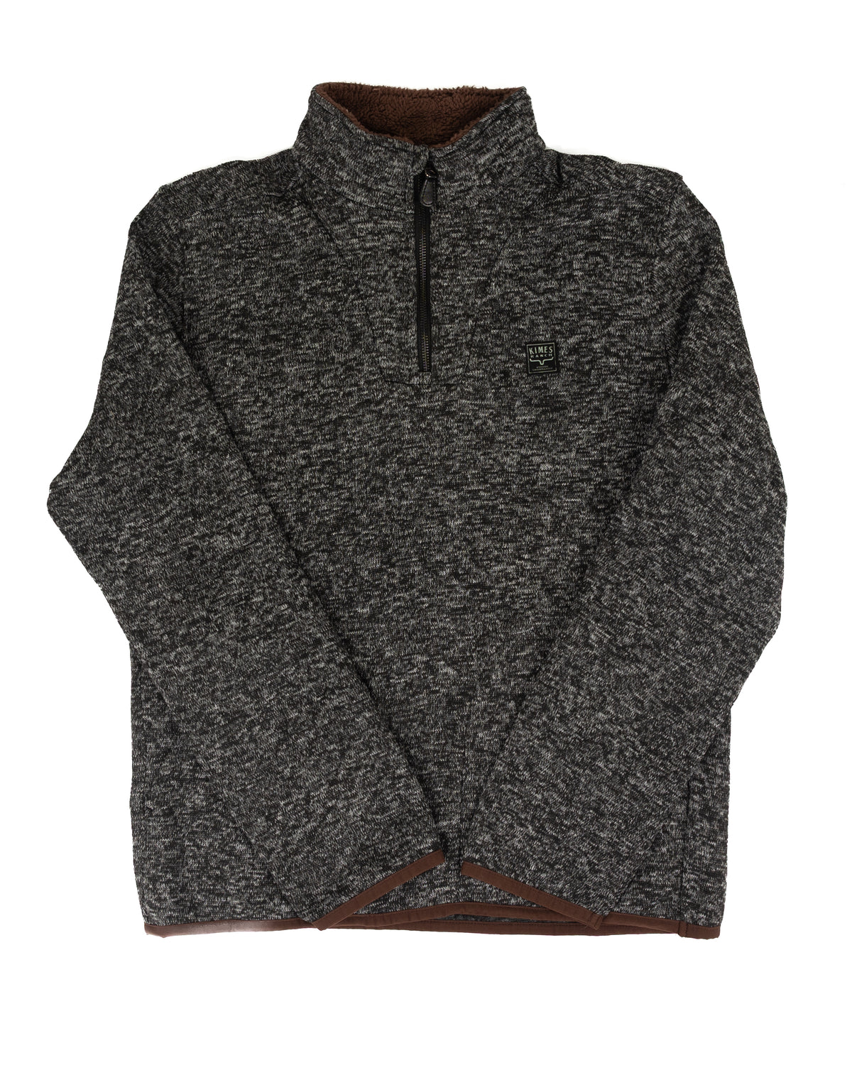 Kimes Ranch Men's Black Fontana 1/4 Pullover Sweatshirt MSW0000016-BK001