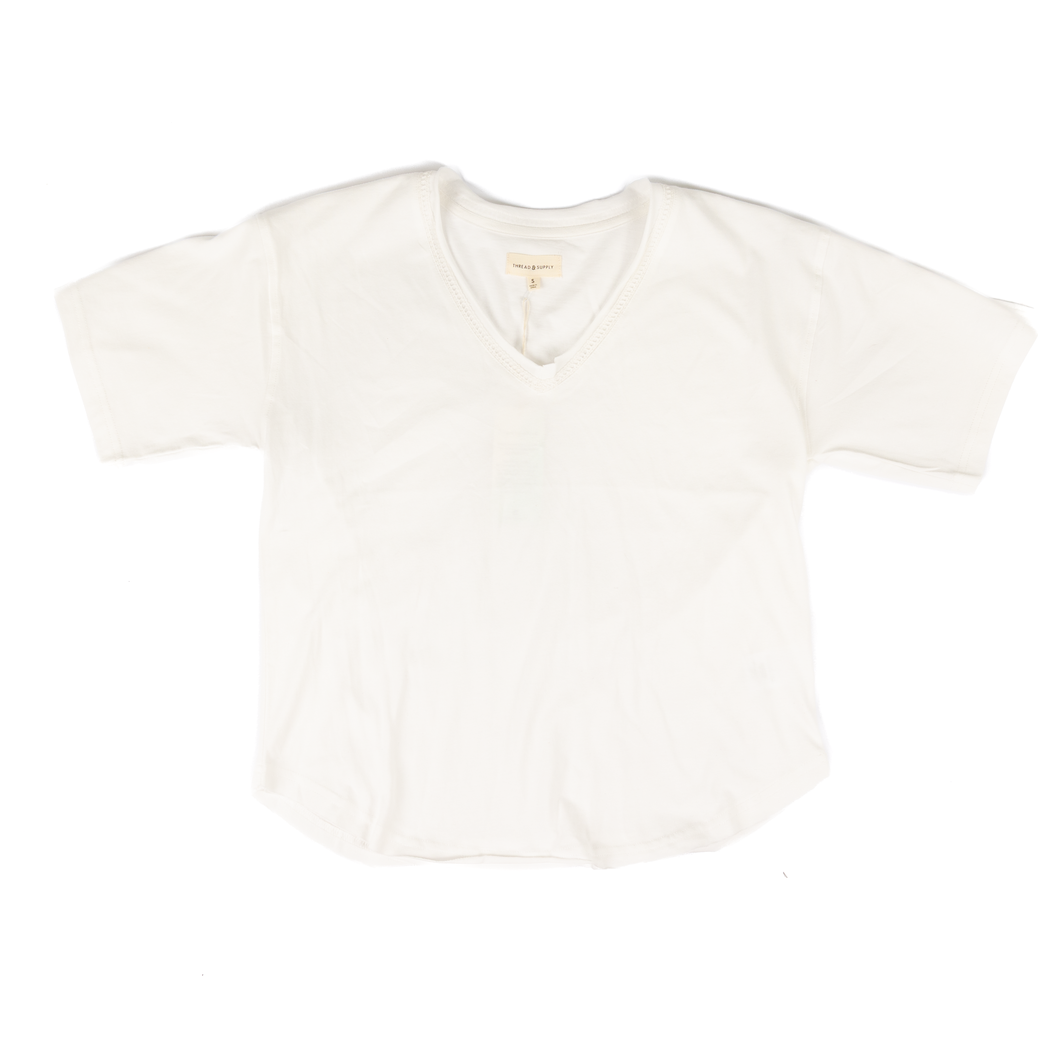 Women's Thread & Supply Ismeria Tee White T5450CKNTS