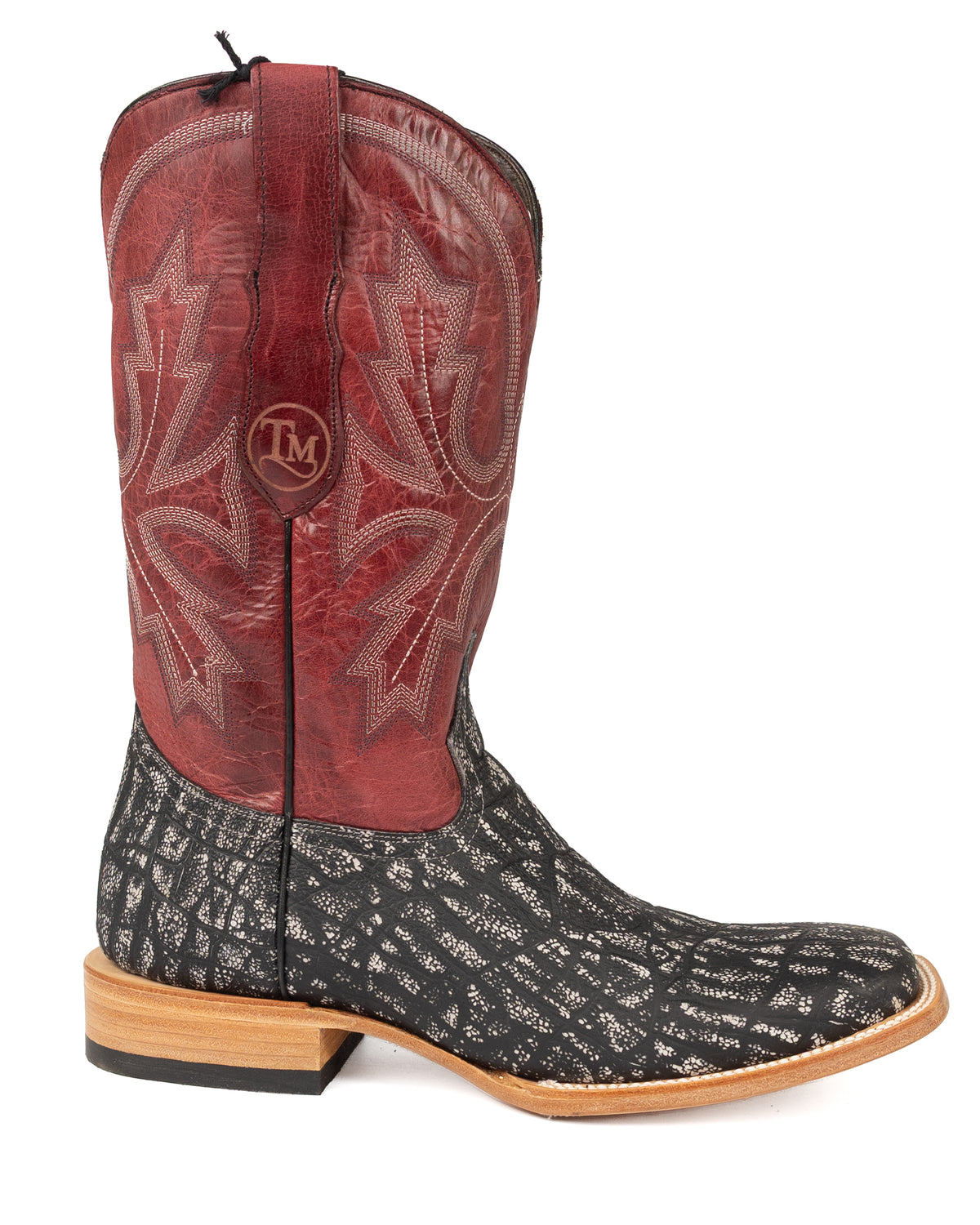 Tanner Mark Men's Elephant Square Toe Boots TM0726