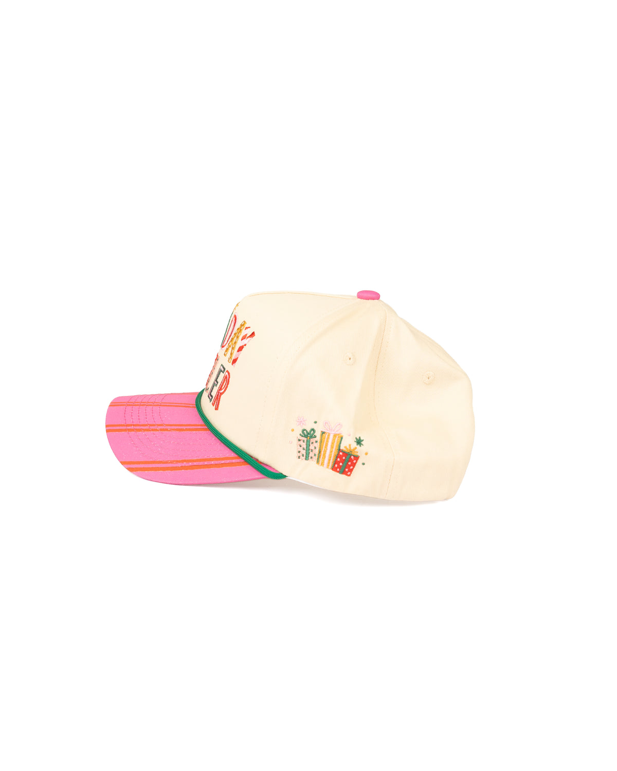 Women's Natural and Pink "Holiday Hustler" Snapback