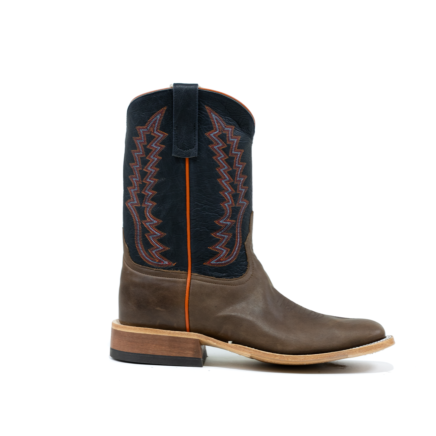 Anderson Bean Brown Avatar with 13" Navy Calf Tops S5101 - Crazy House Western Wear