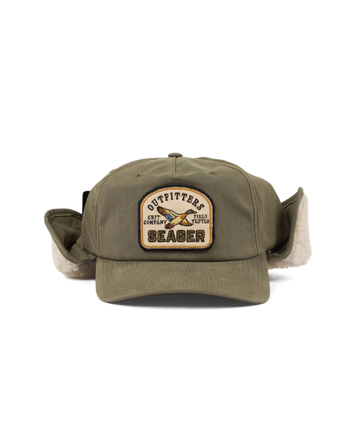 Seager Men's Outfitters Wax Flapjack Fitted Cap MHH26OUTFITWFLAP