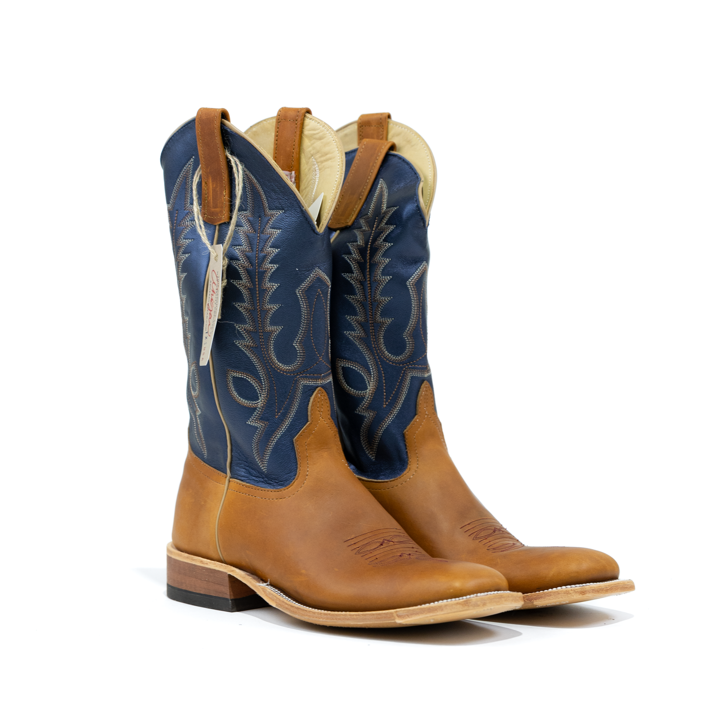 Anderson Oro Russet with 13" Midnight Pearl Lambskin Tops - Crazy House Western Wear
