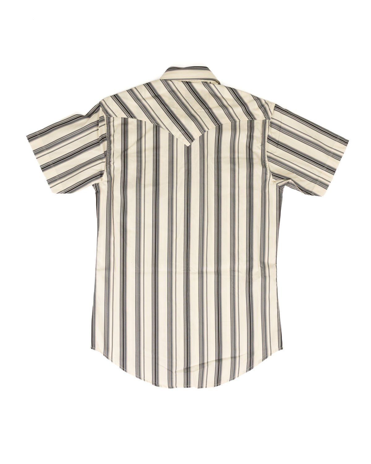 Rock and Roll Men's Short Sleeve Striped Snap Shirt BMN3S09650
