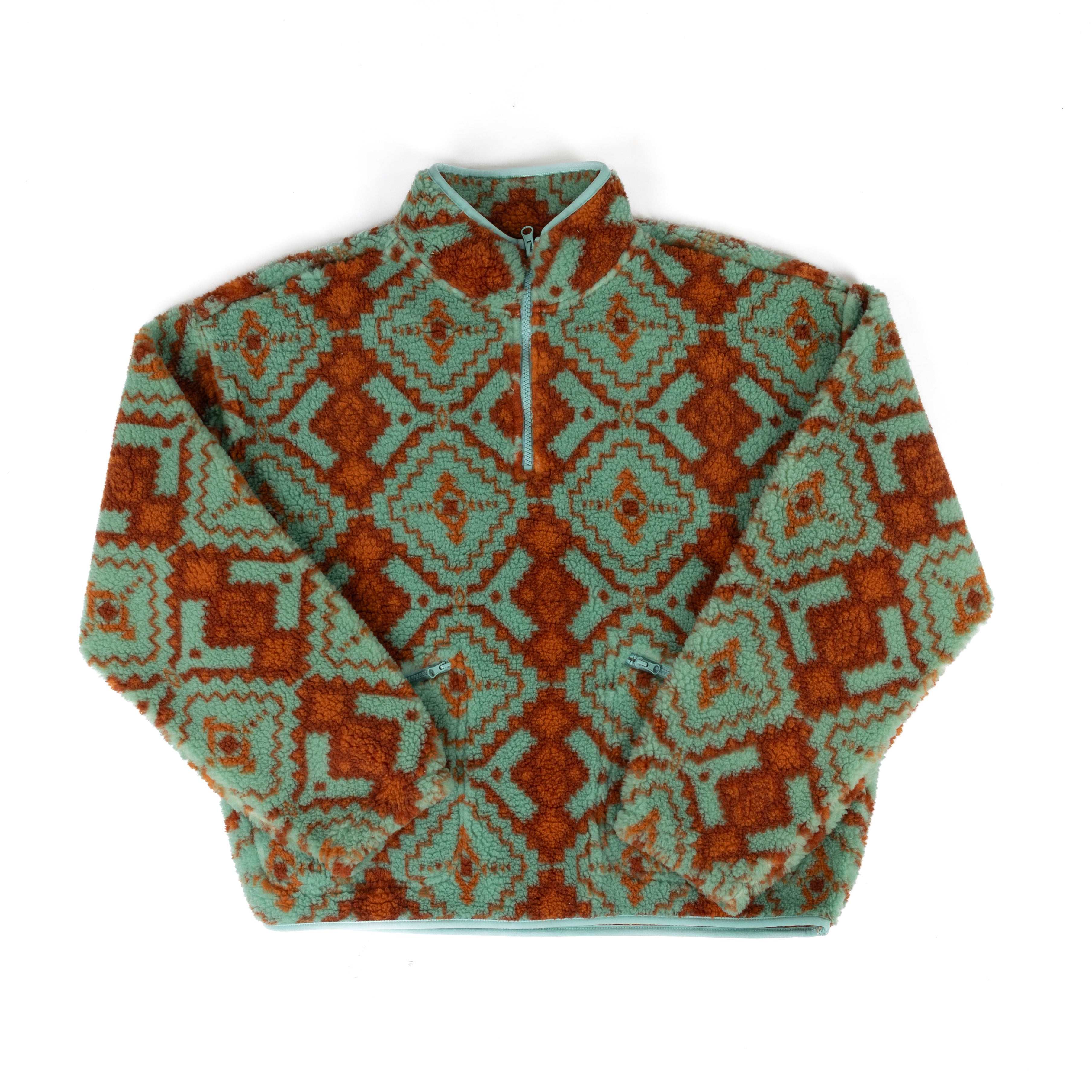 Rock and Roll Women's Aztec Pullover Sherpa BW91C09410