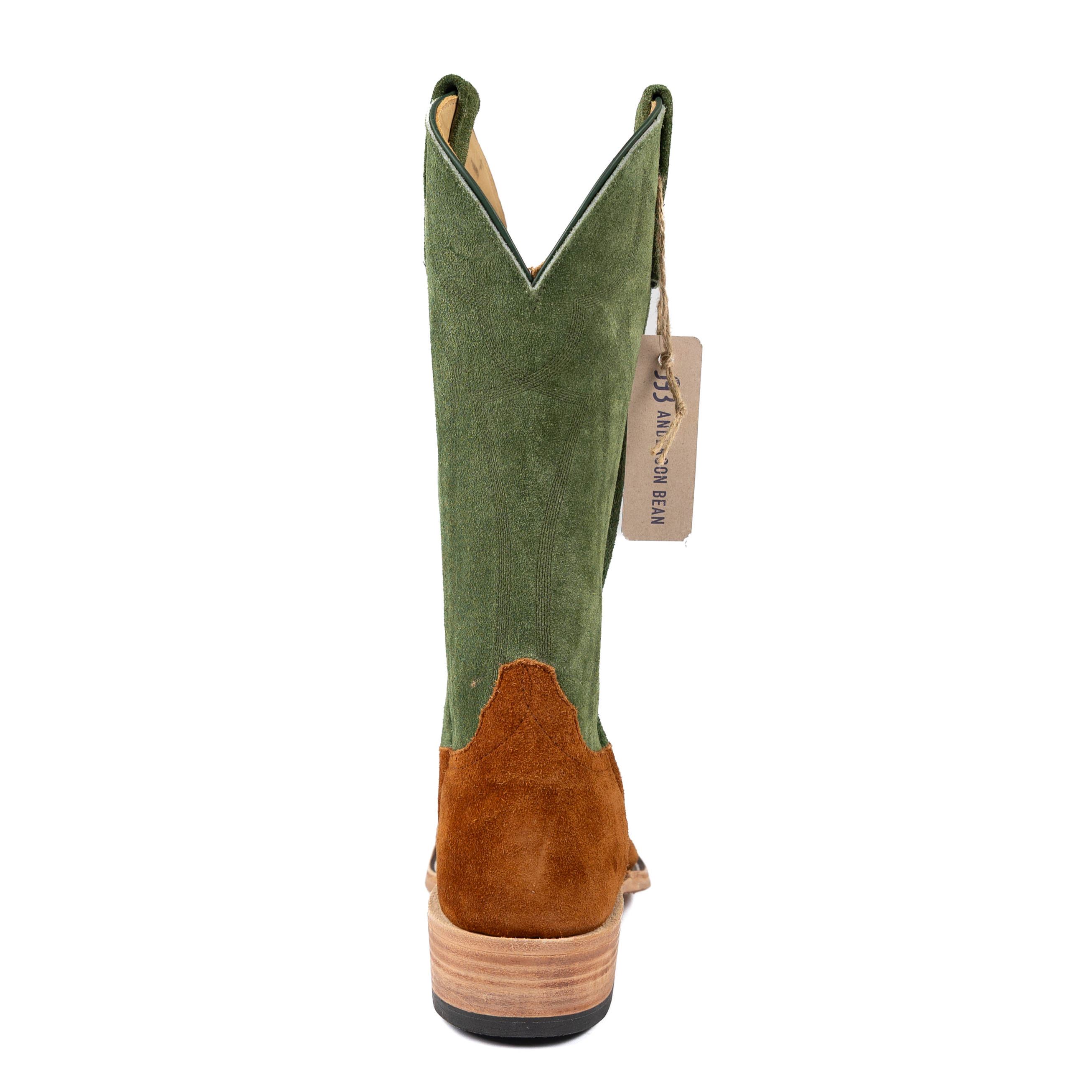 Anderson Bean Toast Chap Suede with 13" Seaweed Flannel Tops