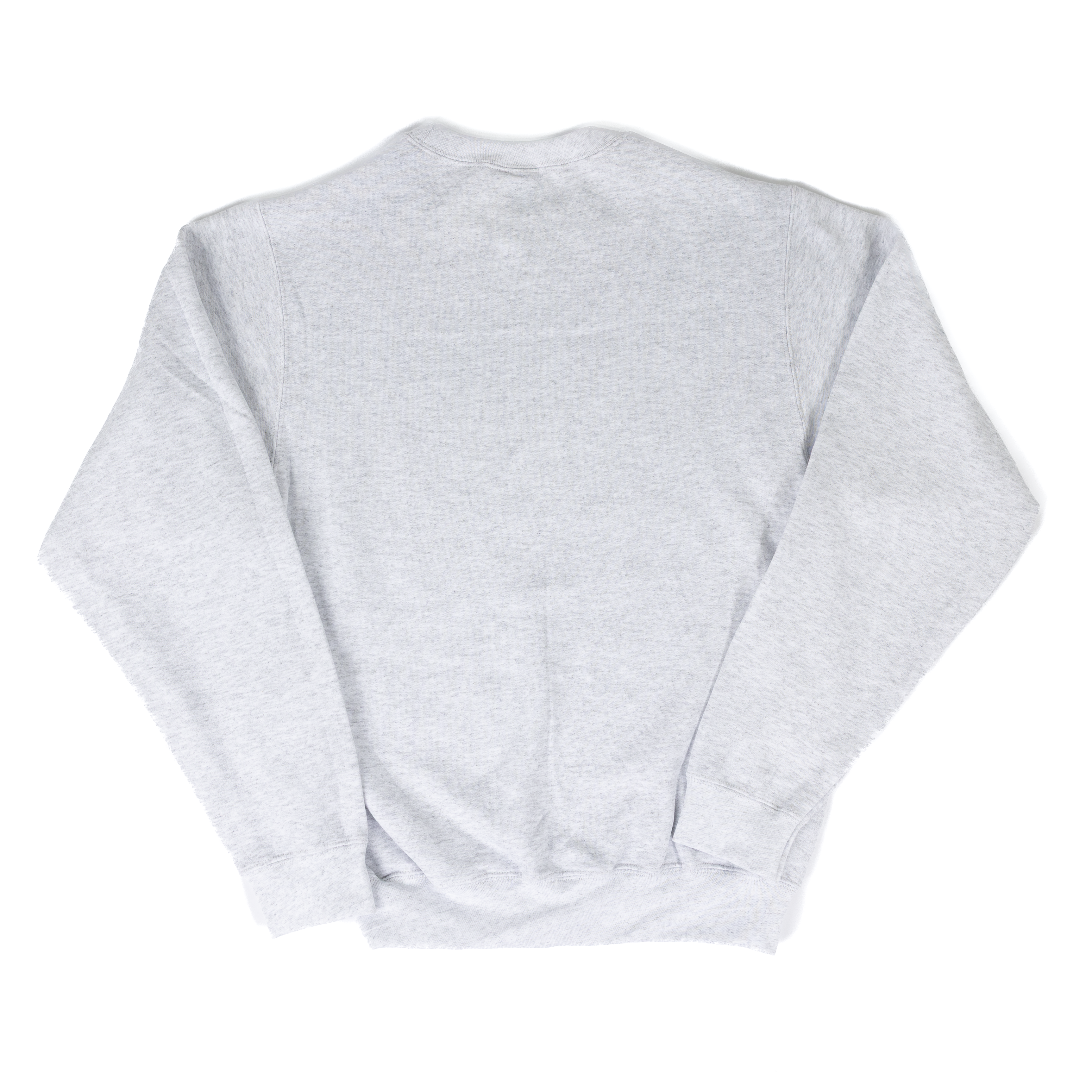 Crazy House Ash Gray Crewneck with White Print