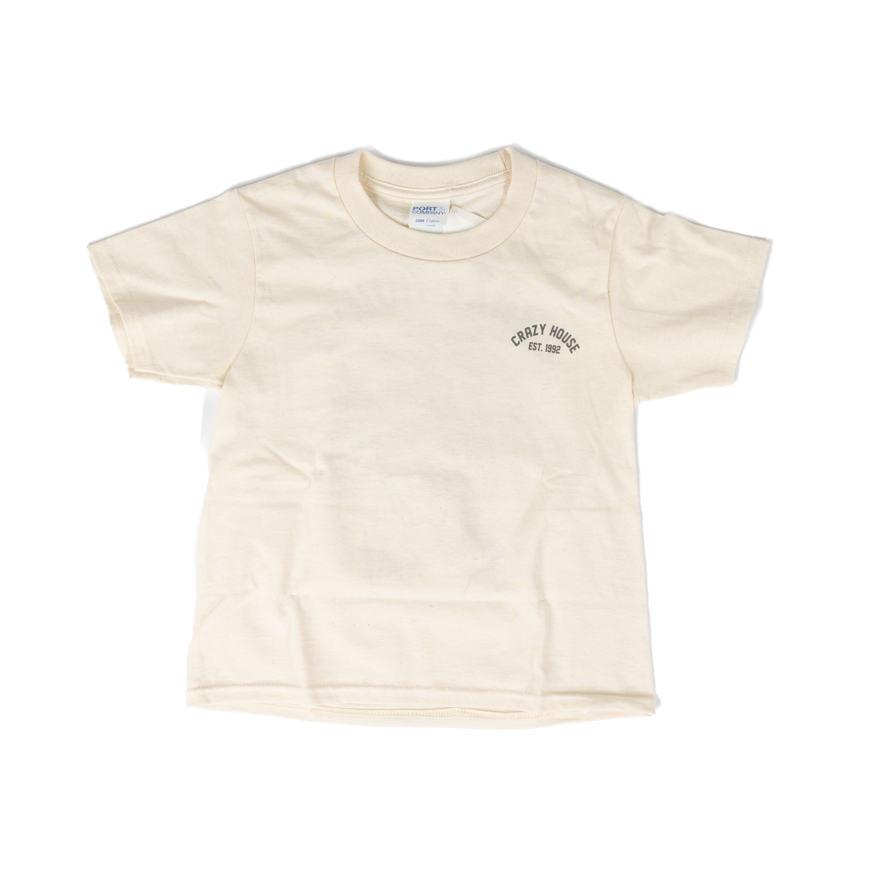 Youth Crazy House Natural Cowboy on Armadillo T-Shirt