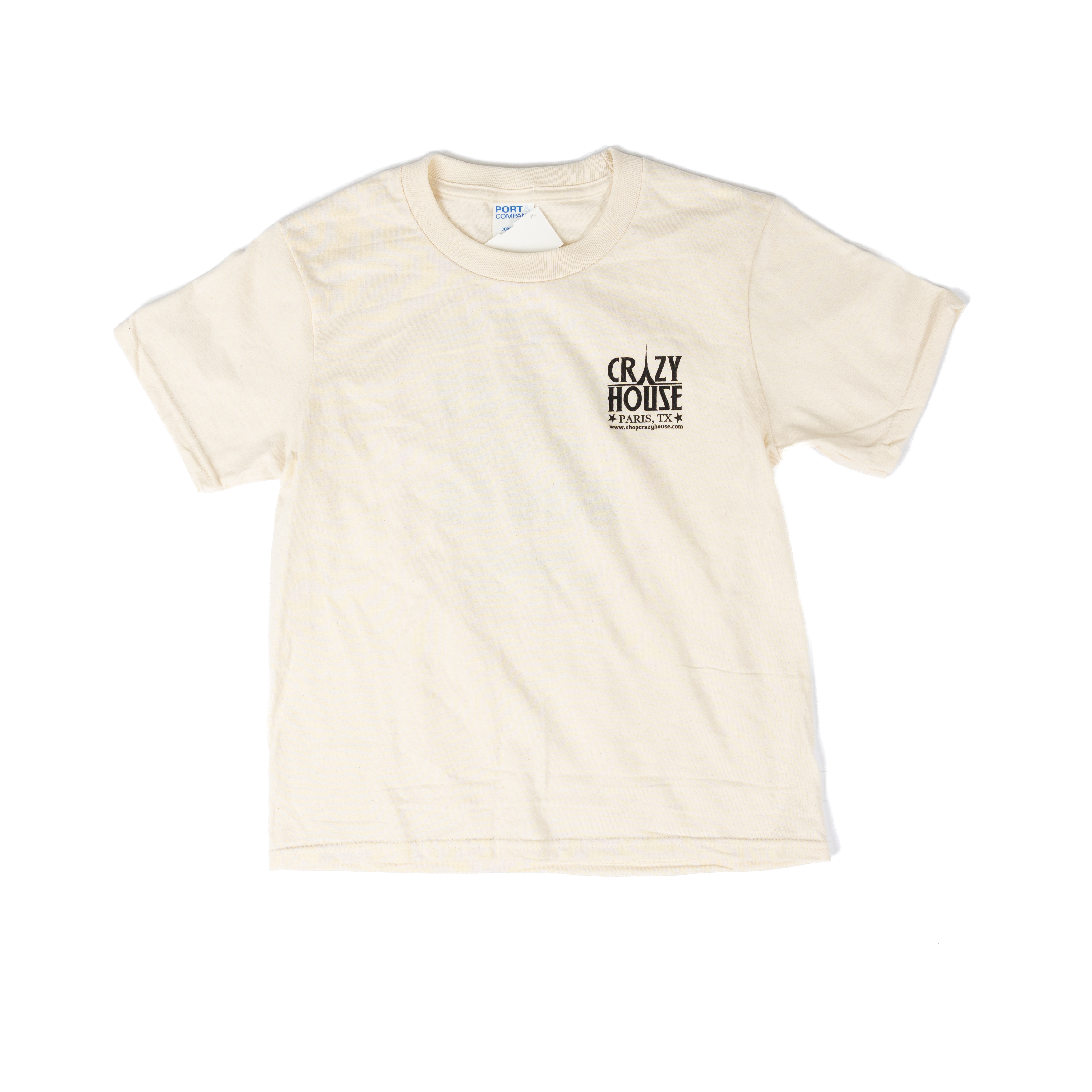 Youth Crazy House Natural Feed Sack T-shirt