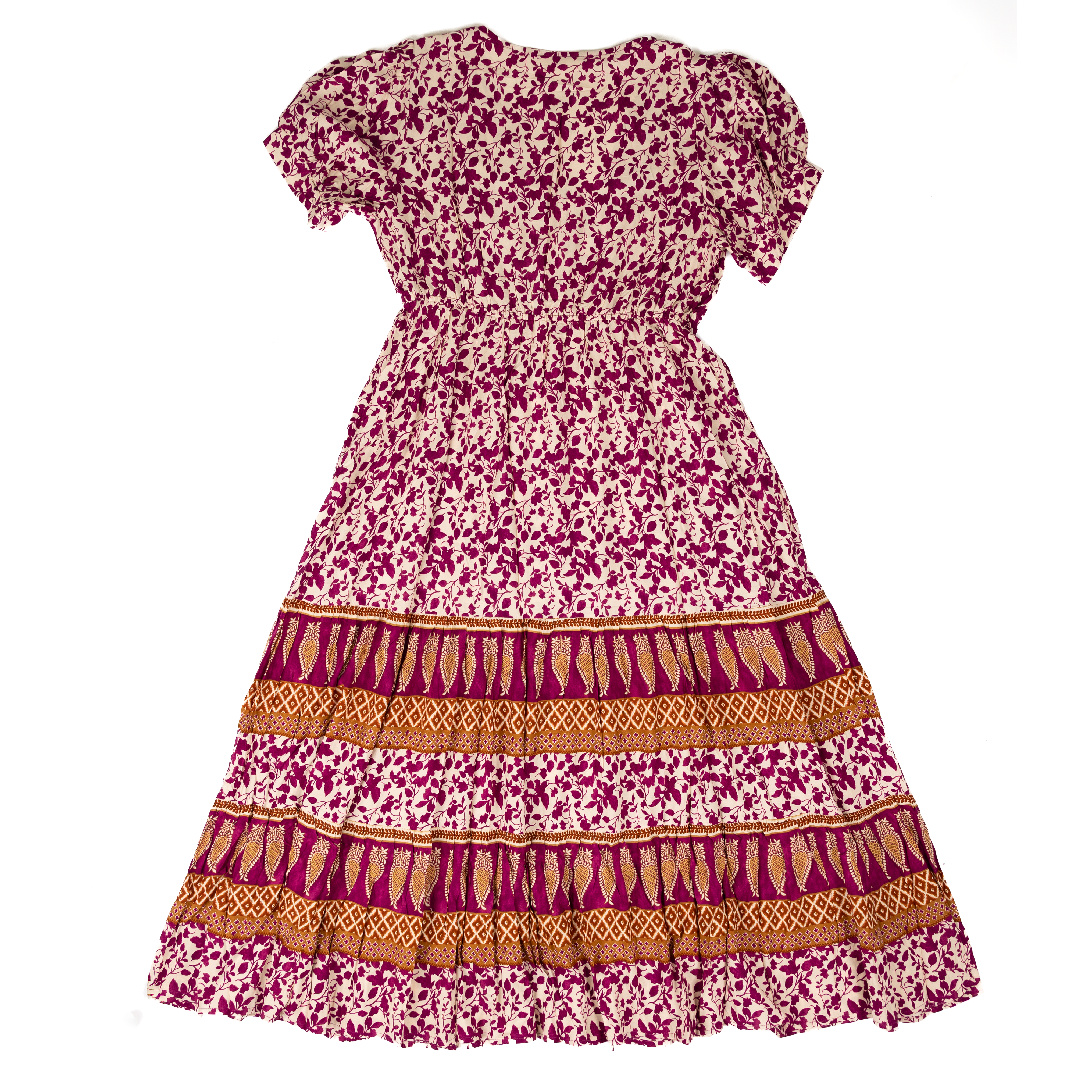 Women's Vacasun Plus Size Purple Floral Maxi Dress