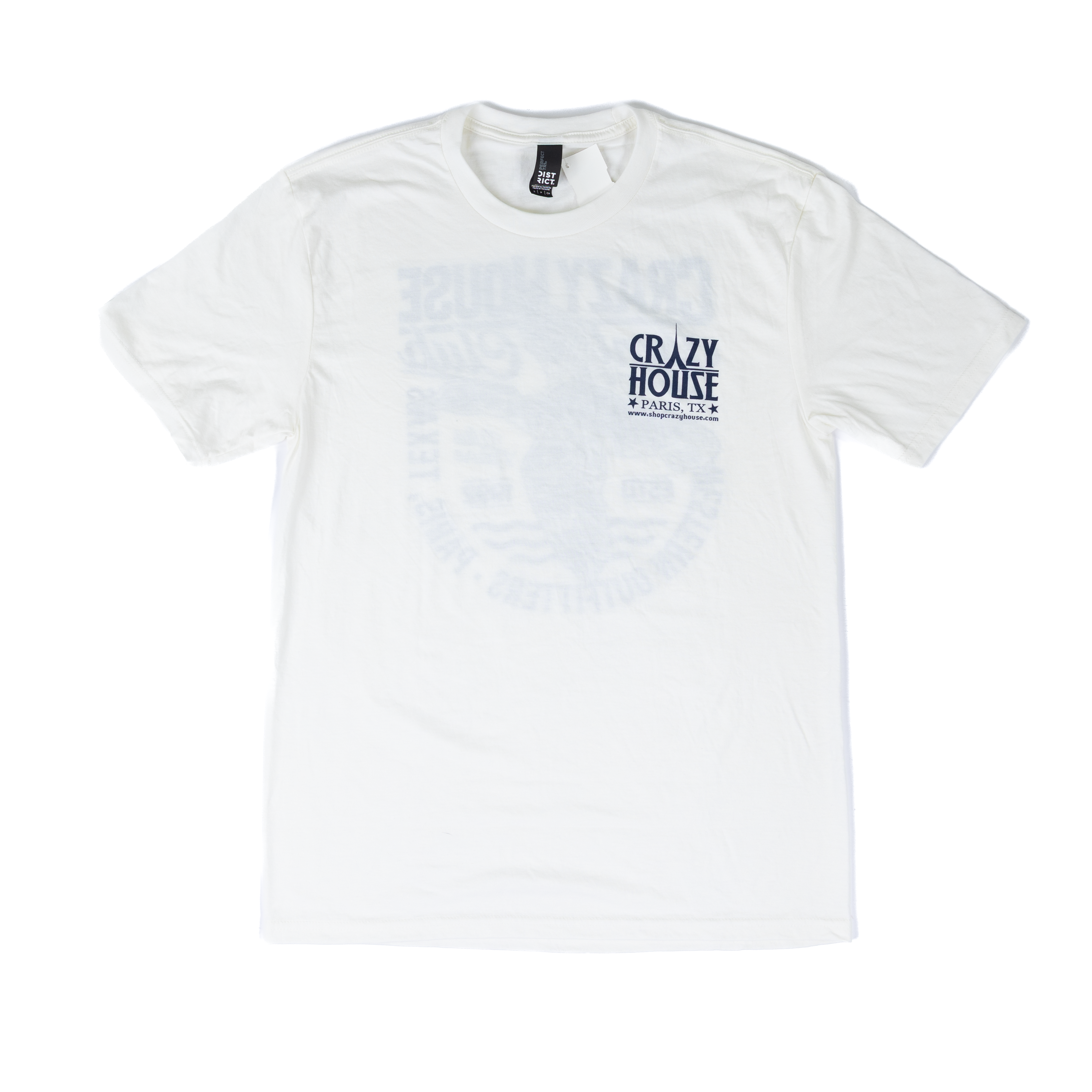 Crazy House White and Navy Duck Hunt Club T-shirt