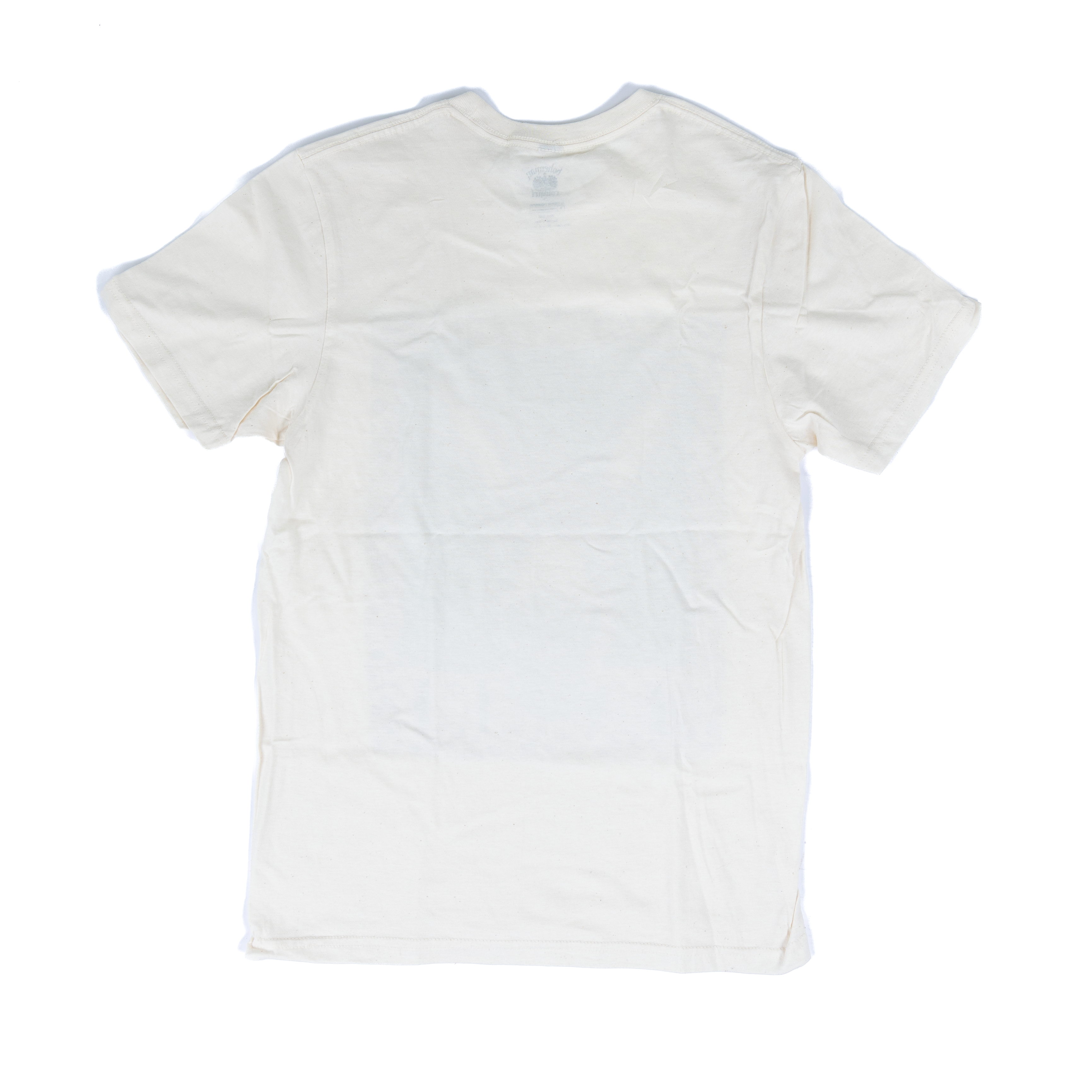 Women's Cream Short Sleeve Donkey Cheetah Print Frame T-shirt