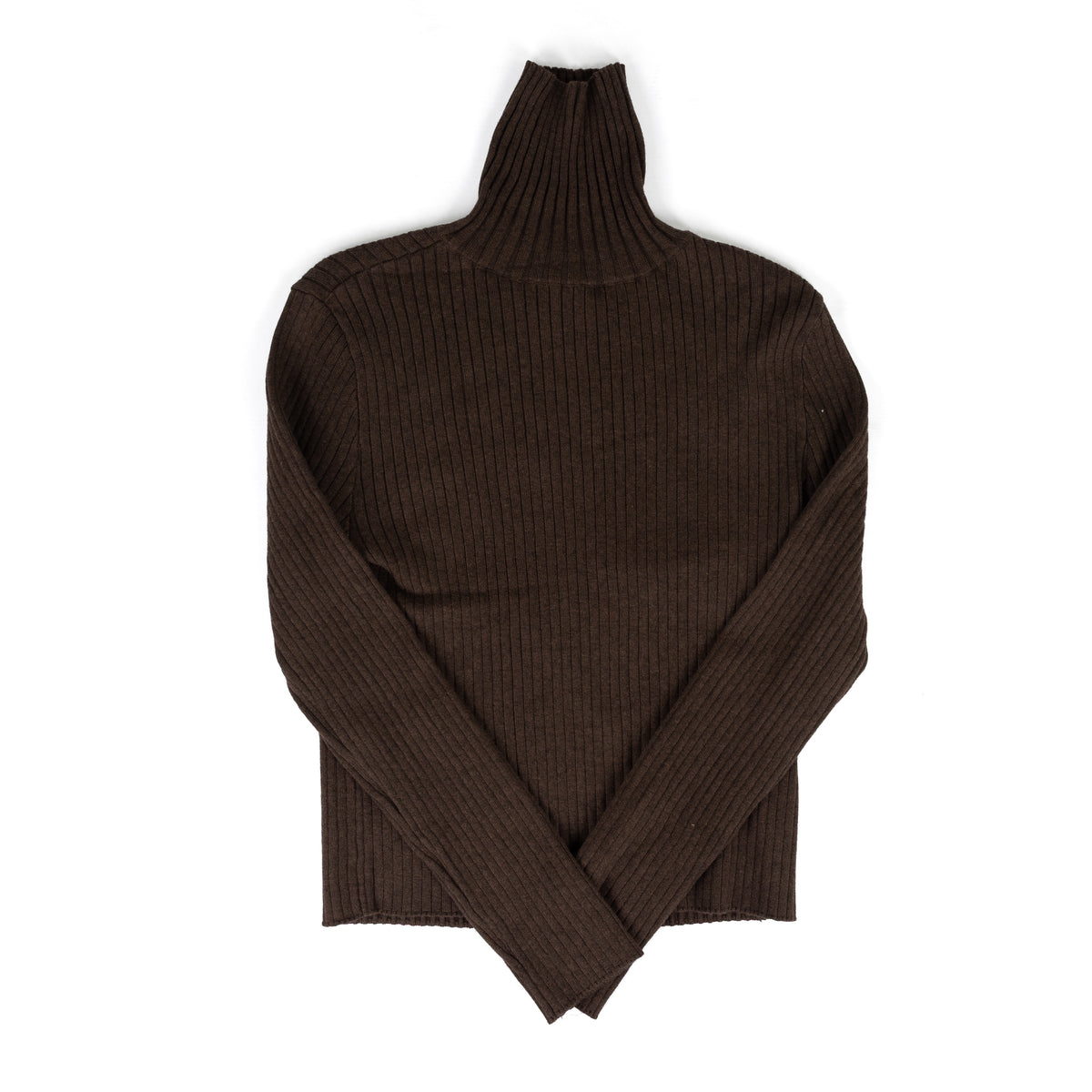 Dear John Dark Chocolate Arlen Long Sleeve High Neck Shirt