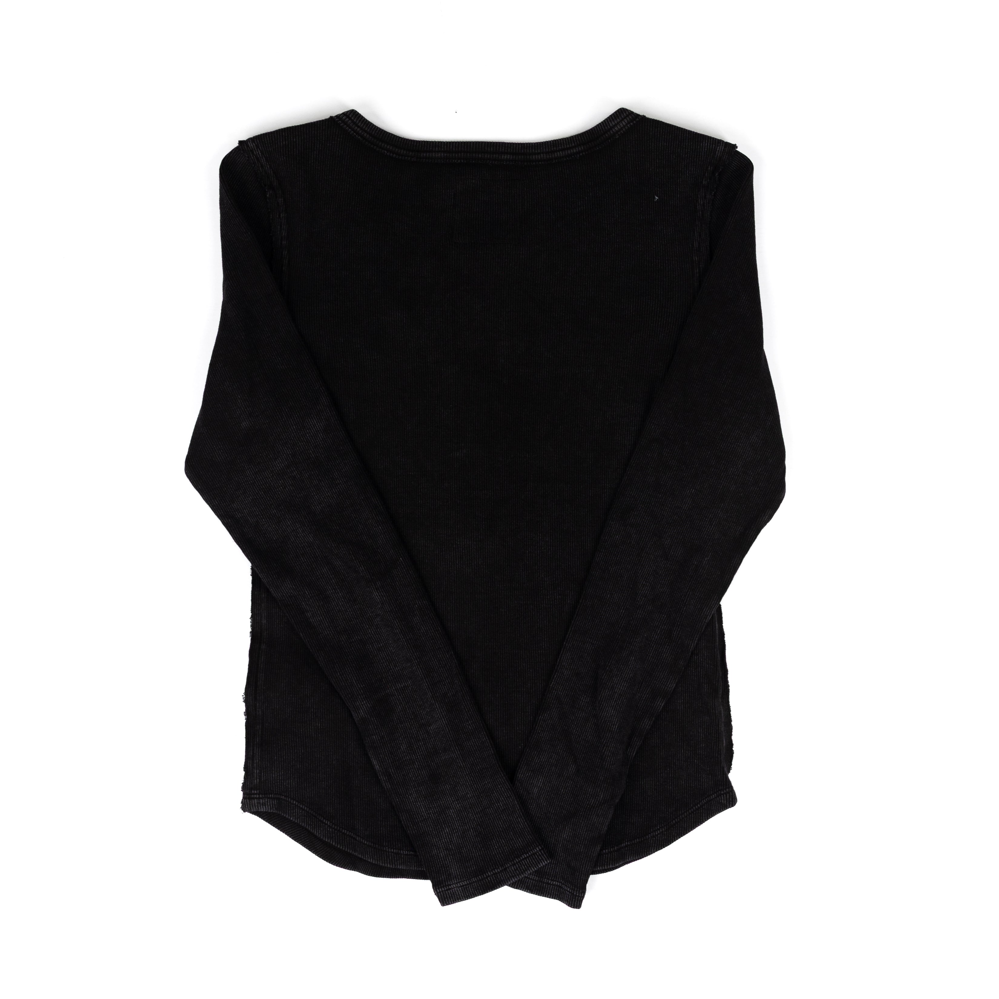 Dear John Women's Washed Black Edie Long Sleeve Shirt