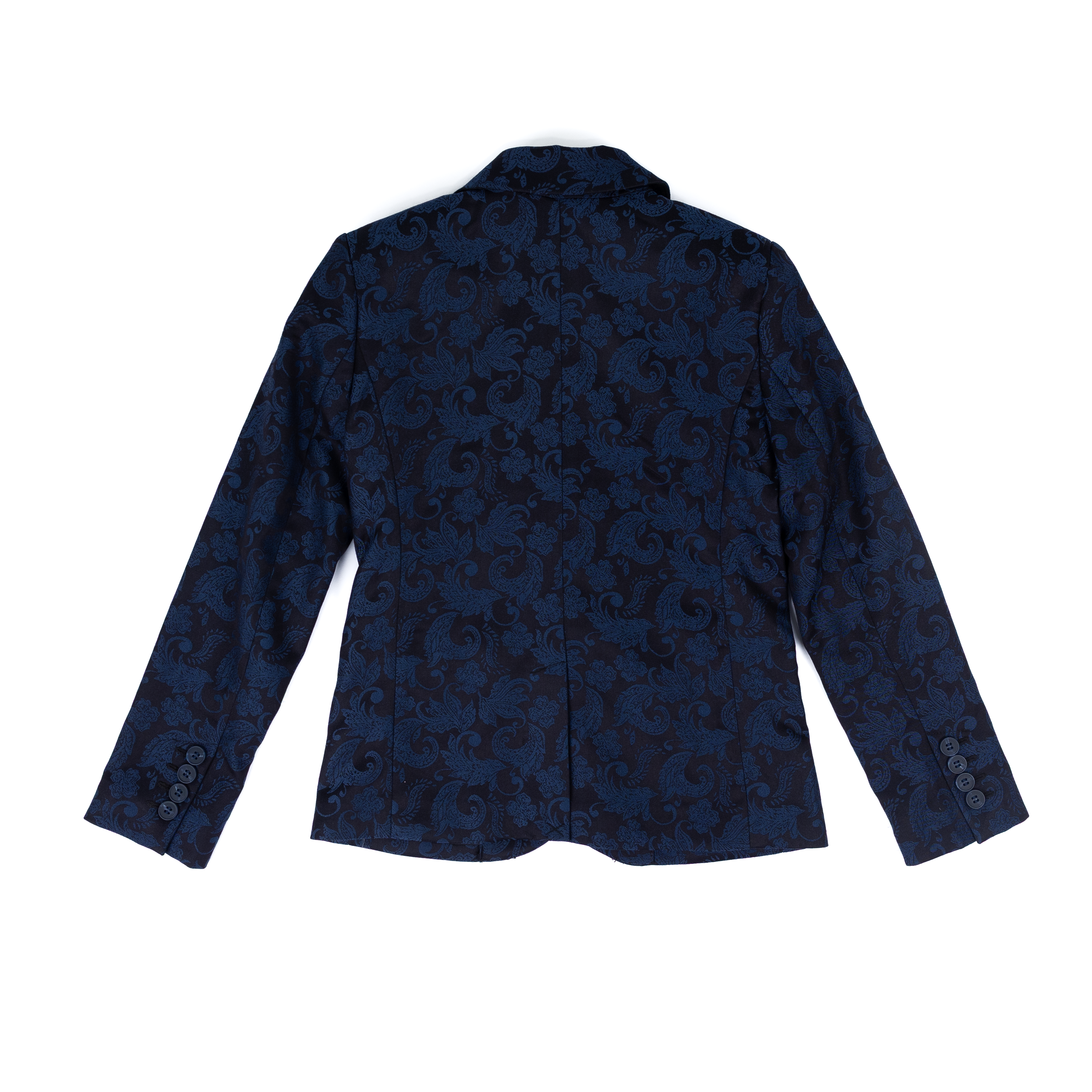 Boy's Rock and Roll Black and Navy Paisley Jacquard Sportscoats BB96C08559