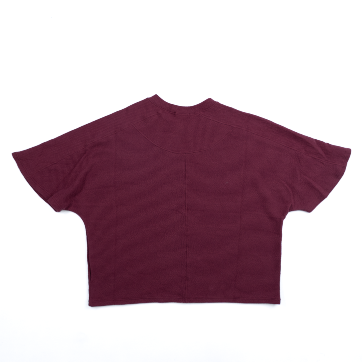 Women's Tres Bien Cloudy Knit 3/4 Sleeve Round Neck Top T-42001