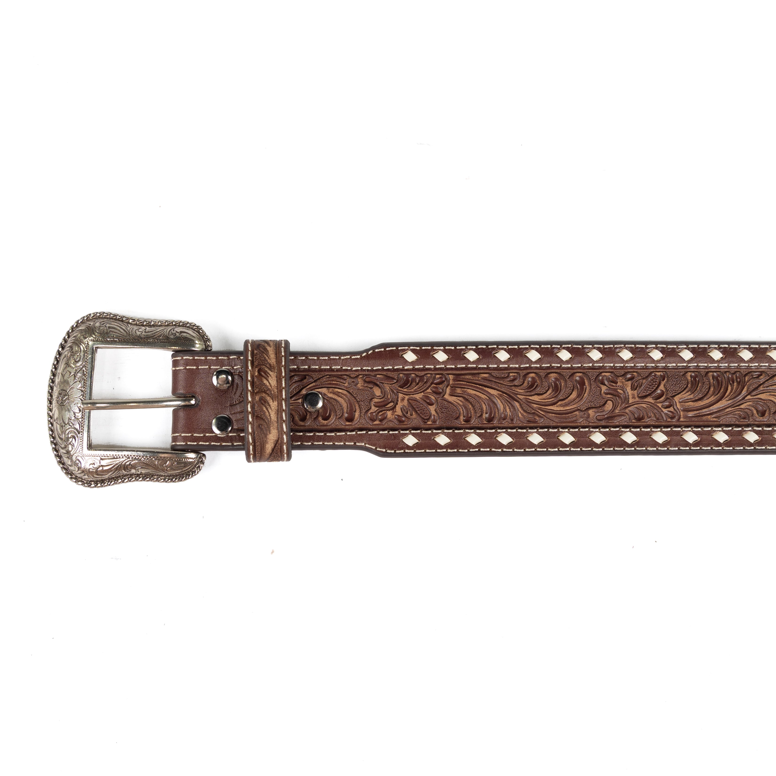 Nocona Men's Tooled Leather Belt