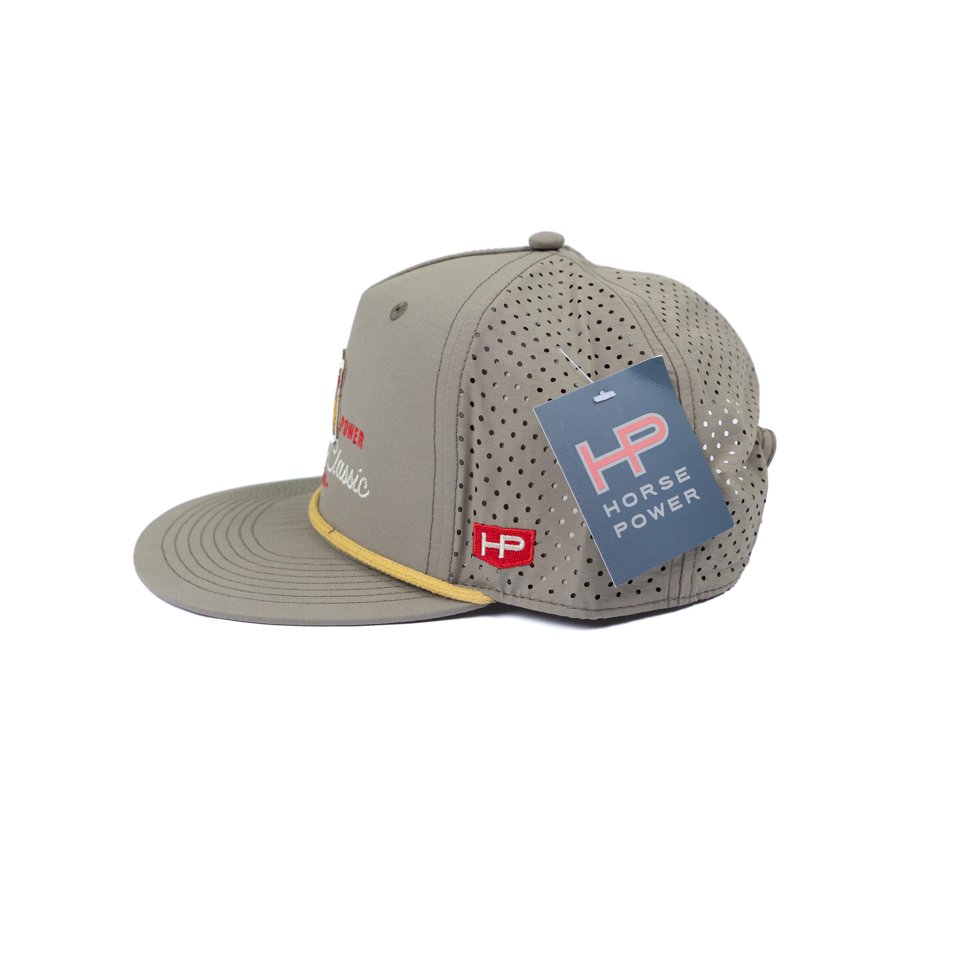 Men's Horse Power Green Snapback with "Big Bass Classic" Cap