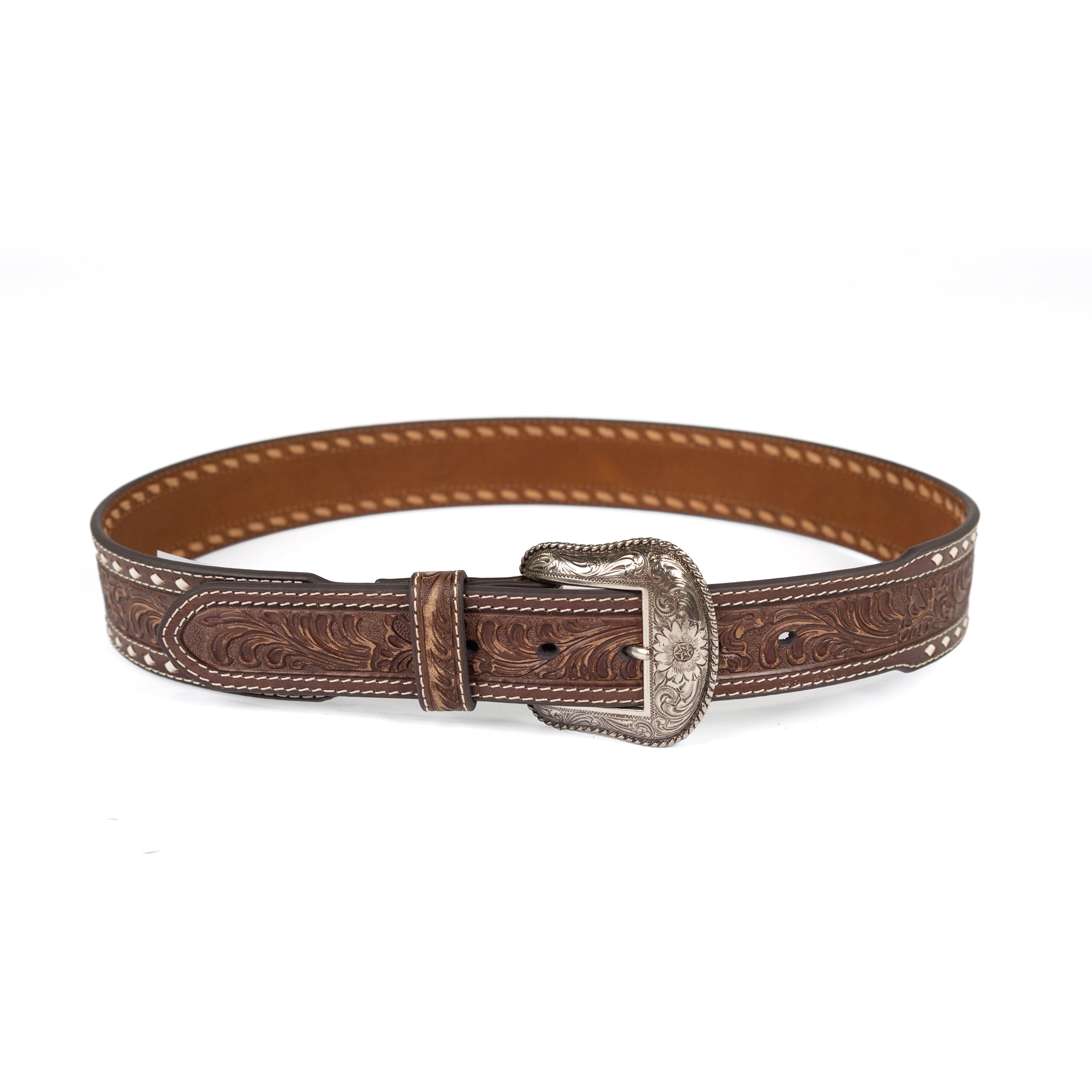 Nocona Men's Tooled Leather Belt